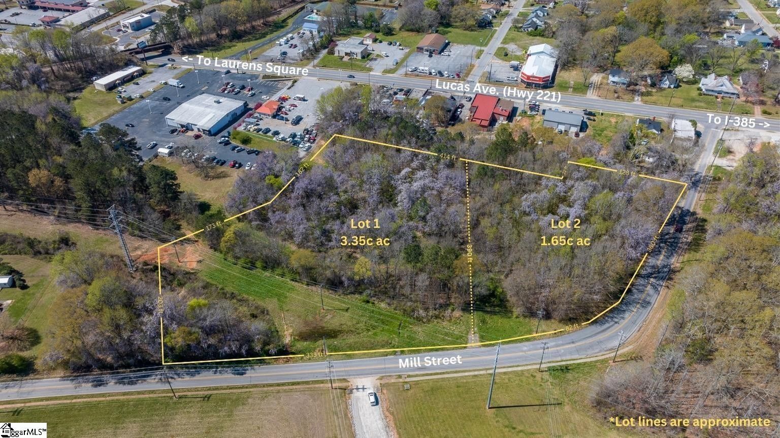 5 Acres, 00 Mill Street, Laurens, SC 29360 Land and Farm