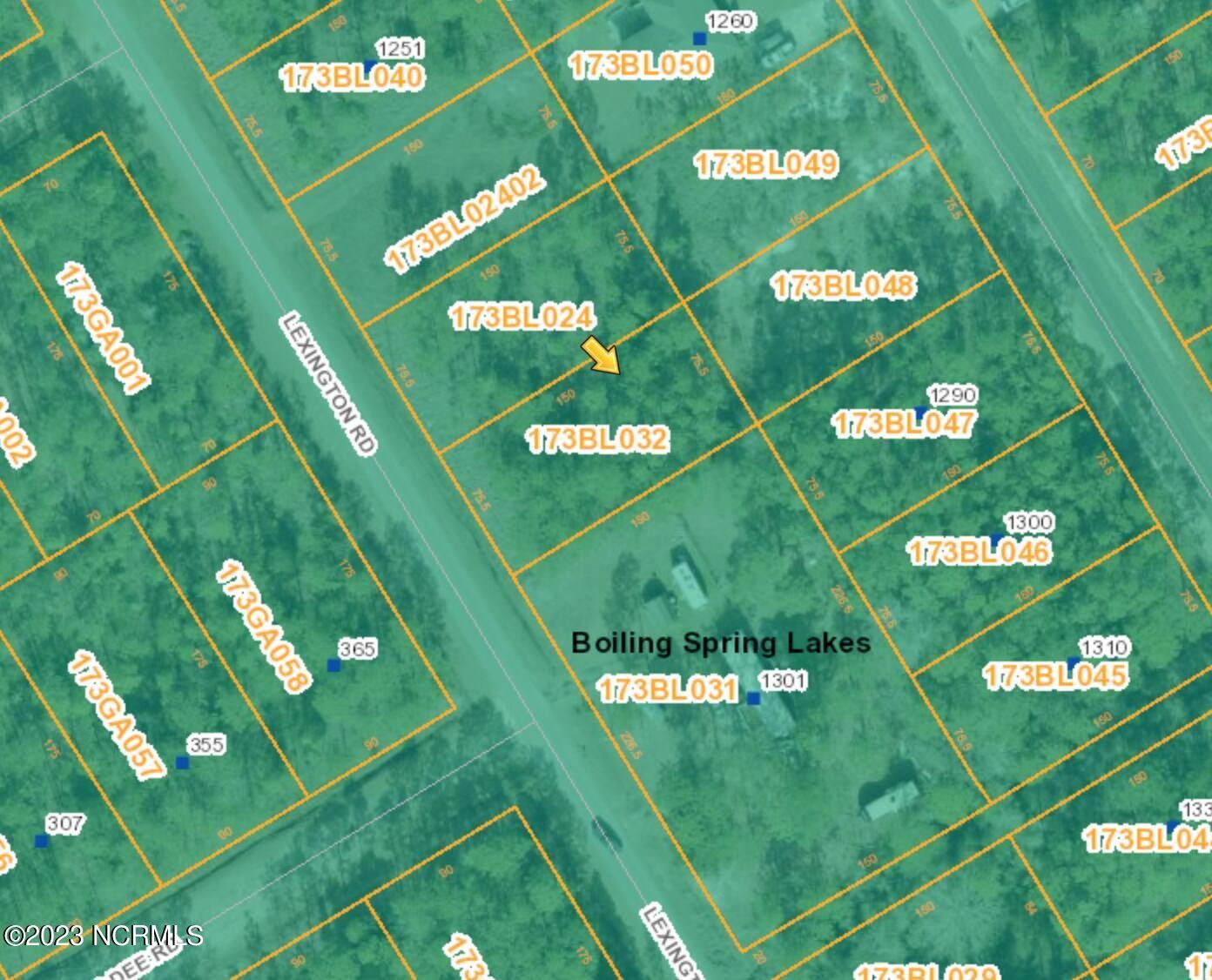 0.25 Acres, 1284 Lexington Road, Boiling Spring Lakes, NC 28461 Land