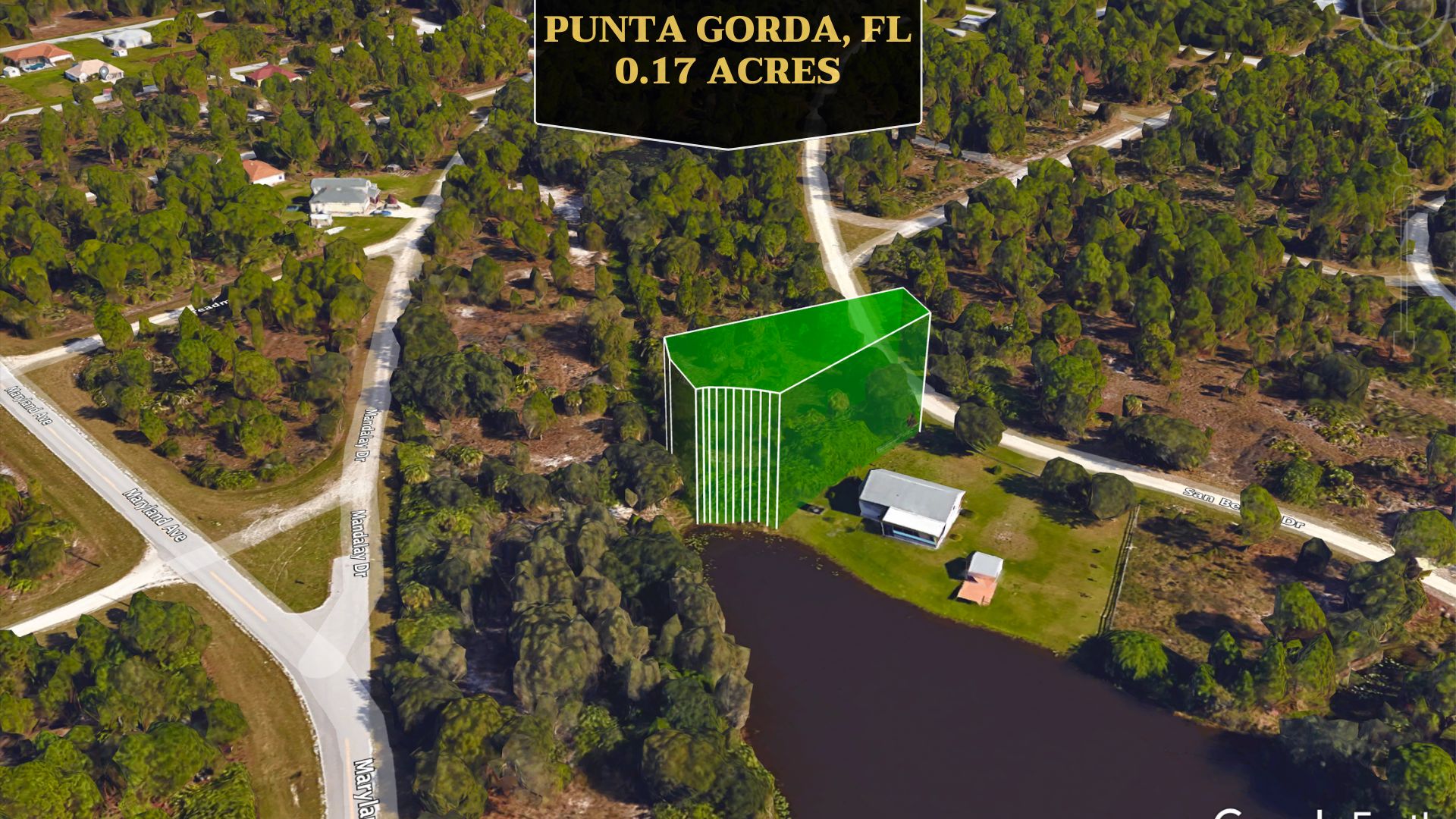0.17 Acres, 13217 San Benito Dr, Punta Gorda, FL 33955 Land and Farm