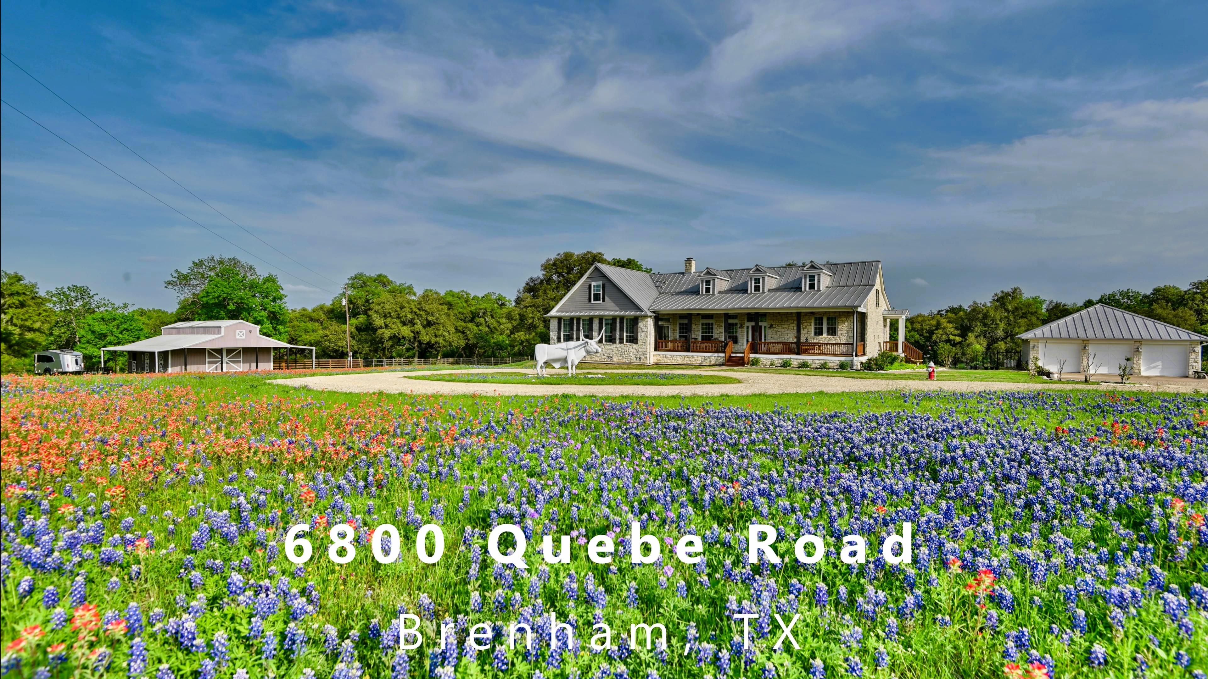 23.4 Acres, 6800 Quebe Road, Brenham, TX 77833 Land and Farm