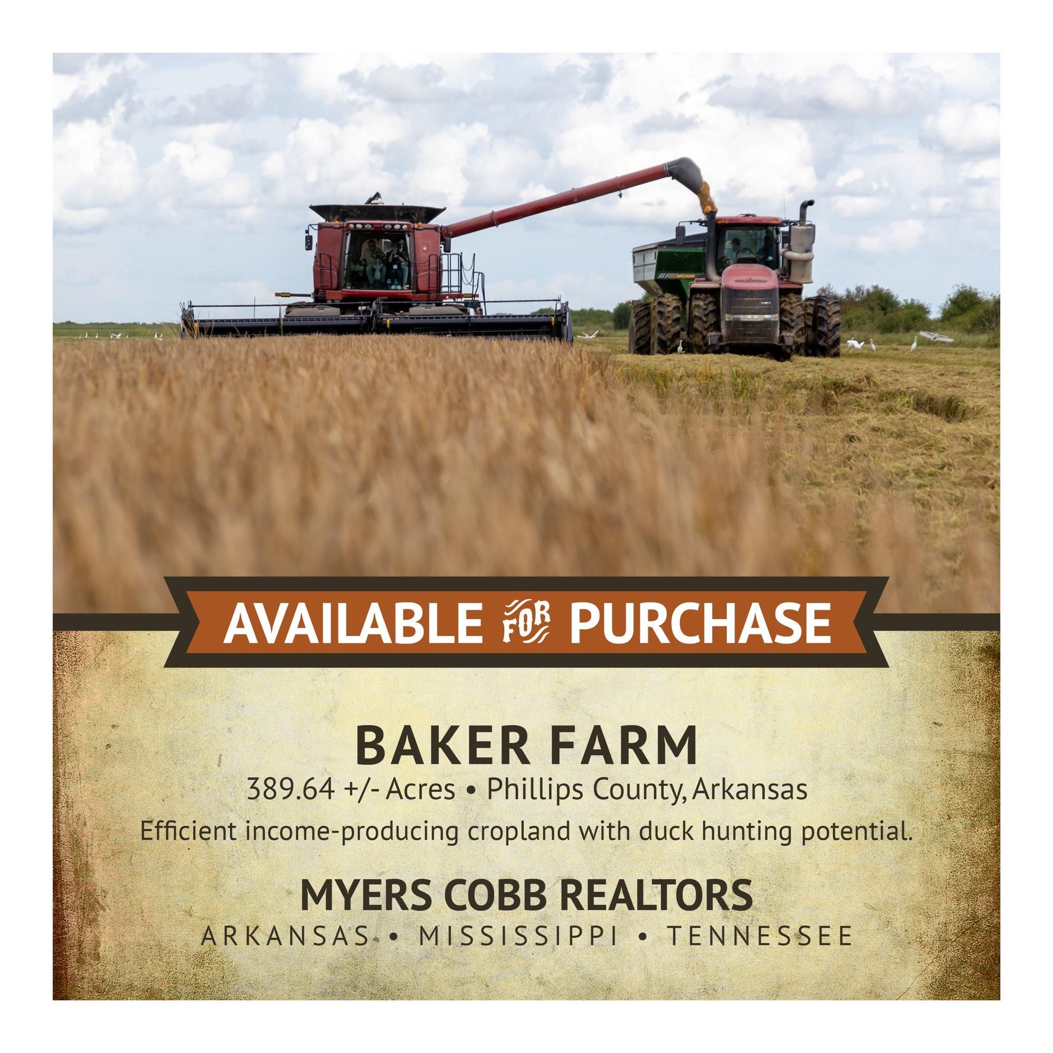 389.6 Acres, Oneida, AR 72355 Land and Farm