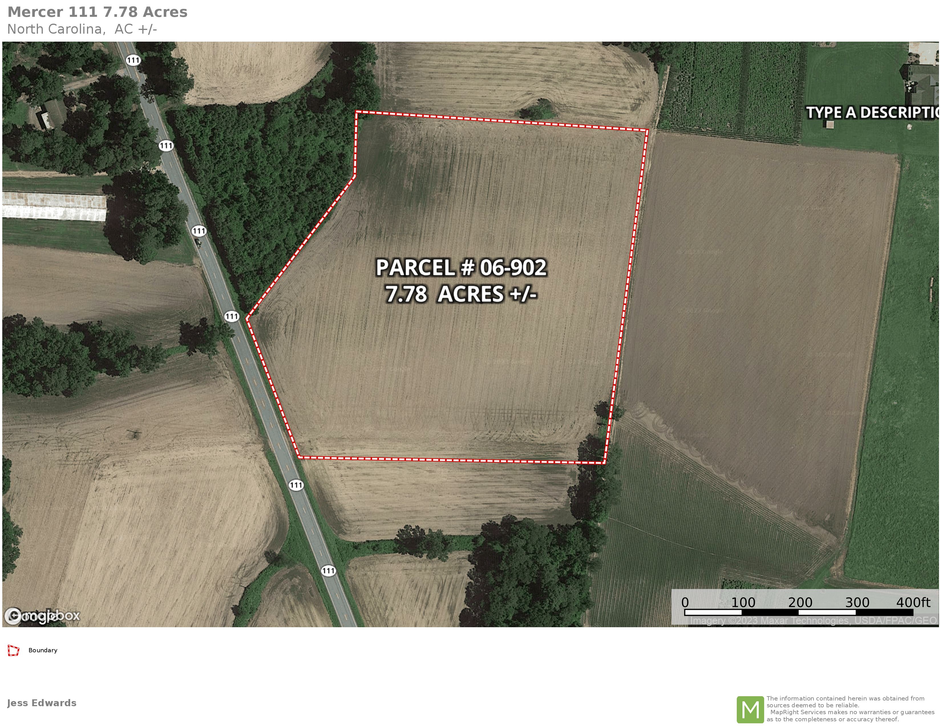 7.78 Acres, North Carolina 111, Beulaville, NC 28518 Land and Farm
