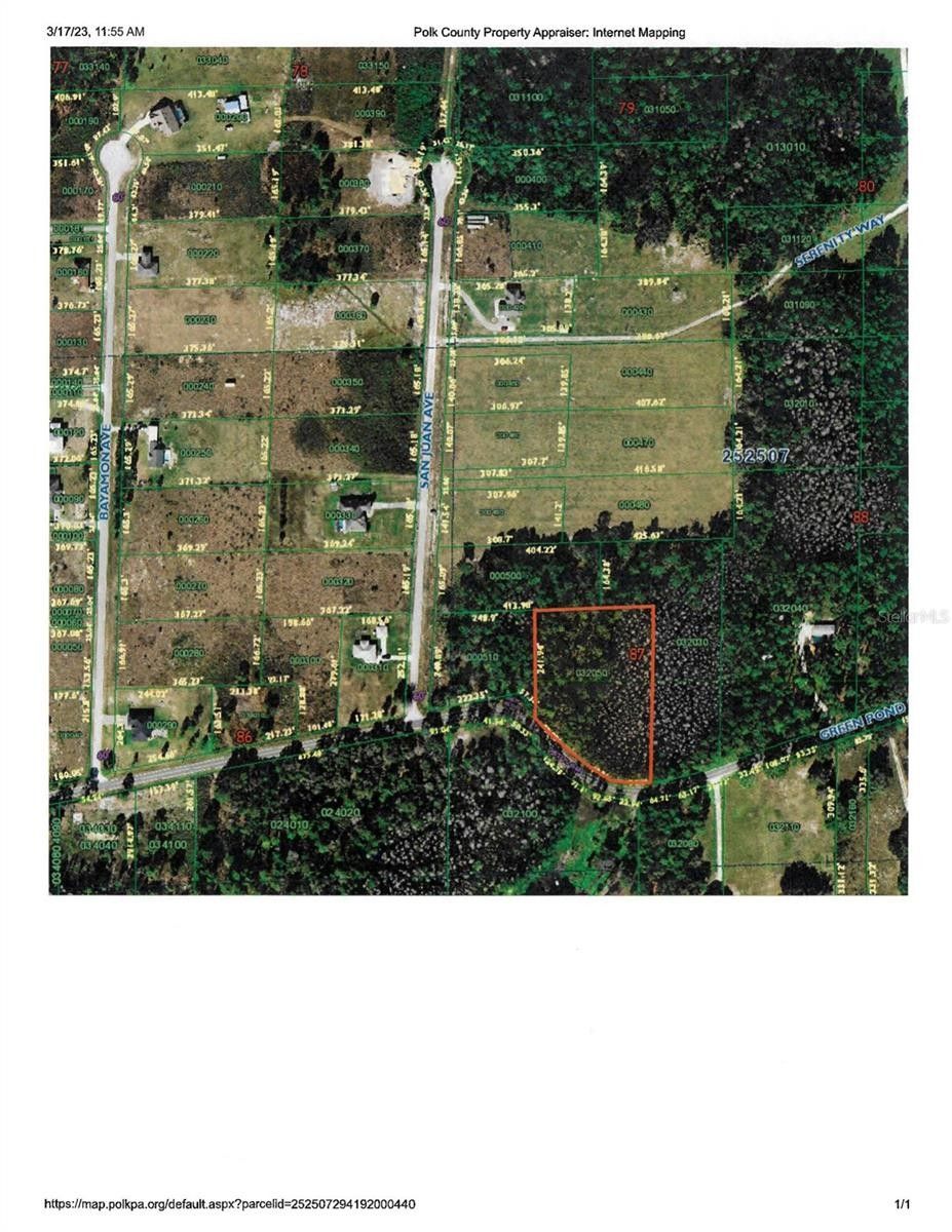 2.55 Acres, GREEN POND ROAD, Polk City, FL 33868 Land and Farm