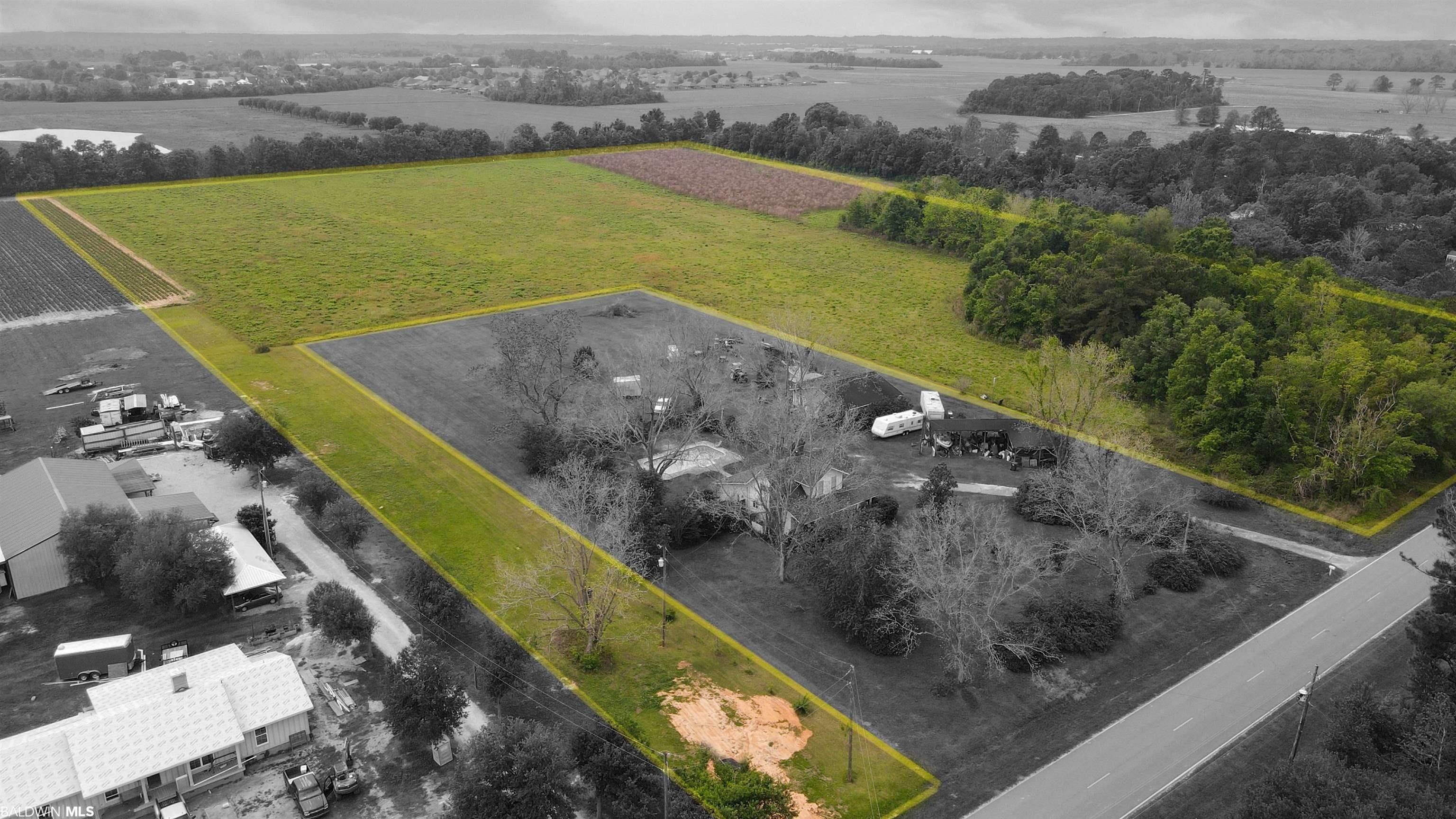 17 Acres, 9668 County Road 34, Fairhope, AL 36532 Land and Farm