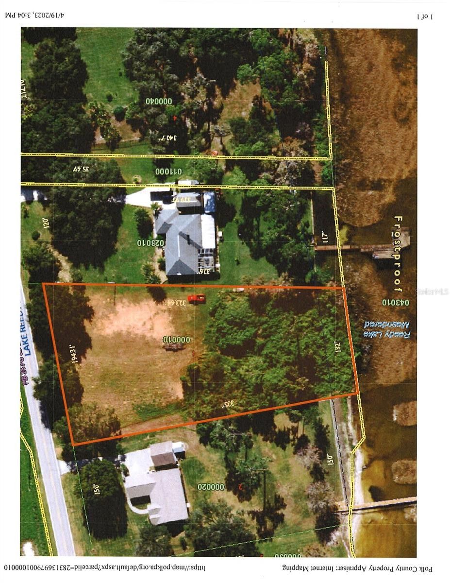 1.27 Acres, 0 LAKE REEDY BOULEVARD S, Frostproof, FL 33843 Land and Farm