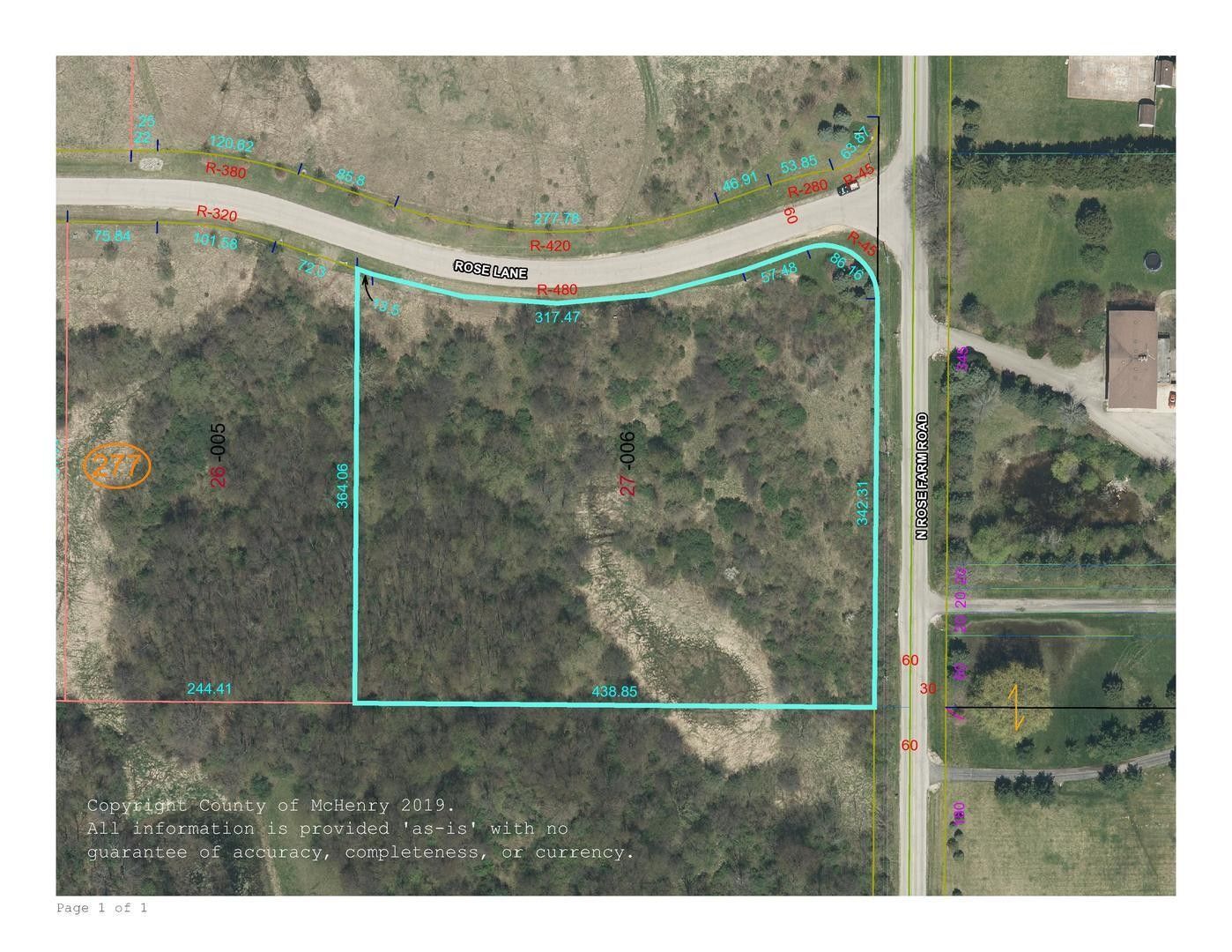3.57 Acres, 15111 Rose Lane, Woodstock, IL 60098 Land and Farm
