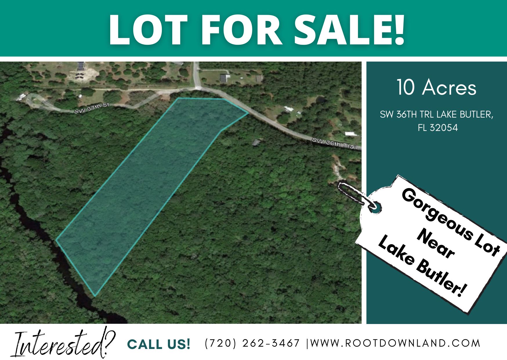 10 Acres, Southwest 36th Trail, Lake Butler, FL 32054 Land and Farm