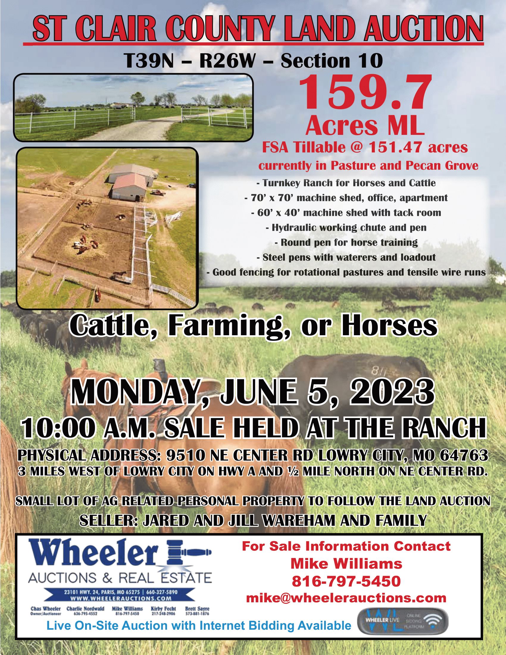 9510 NE Center Rd, Lowry City, MO 64763 MLS https//www