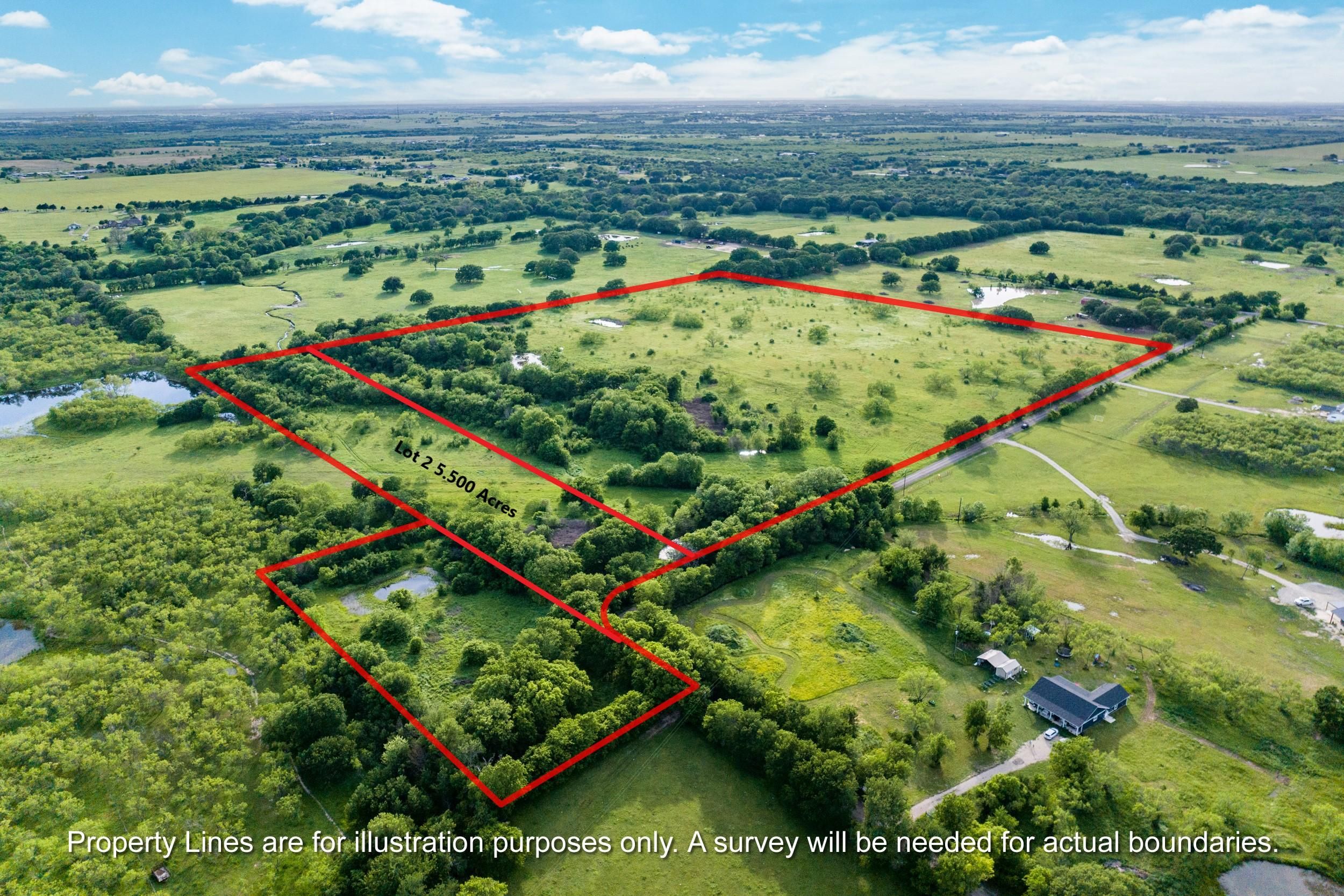 5.5 Acres, 00 County Road 280, Post Oak Bend City, TX 75142 Land and Farm