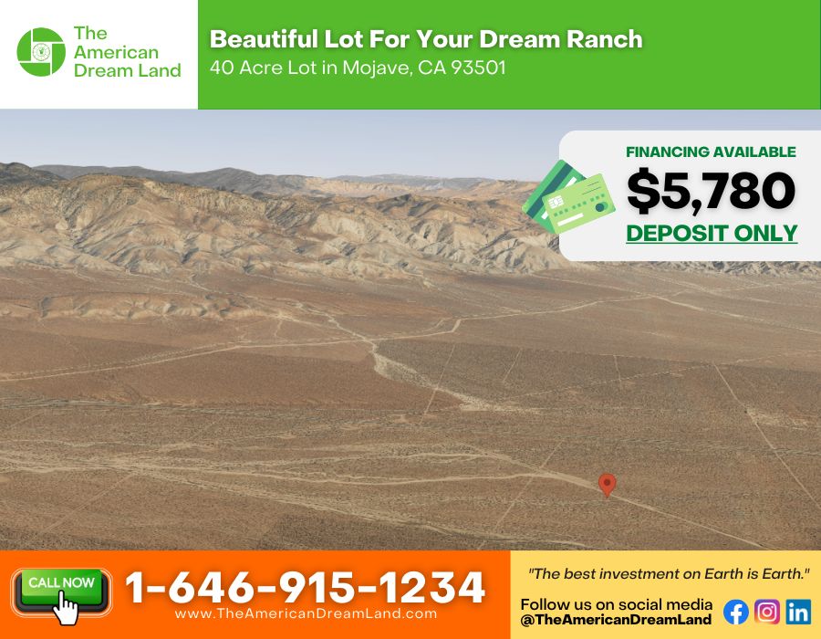 40 Acres, Mojave, CA 93501 Land and Farm