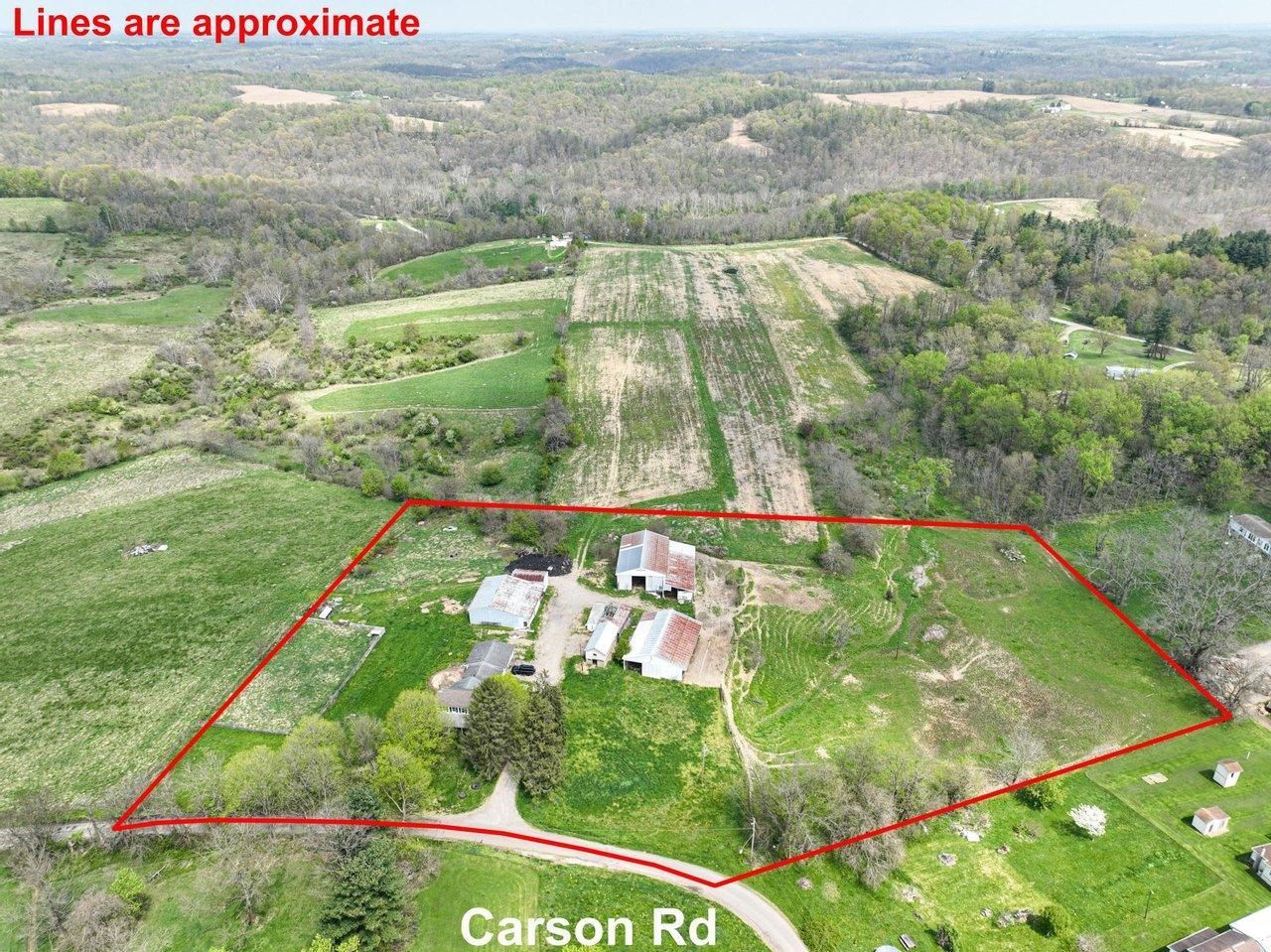 7.11 Acres, 8035 Carson Rd, Roseville, OH 43777 Land and Farm