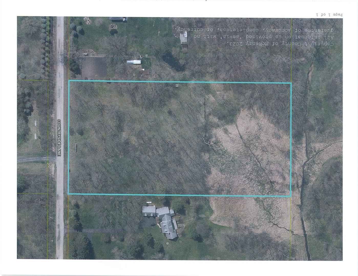 5 Acres, 4813 Countryside Lane, Harvard, IL 60033 Land and Farm