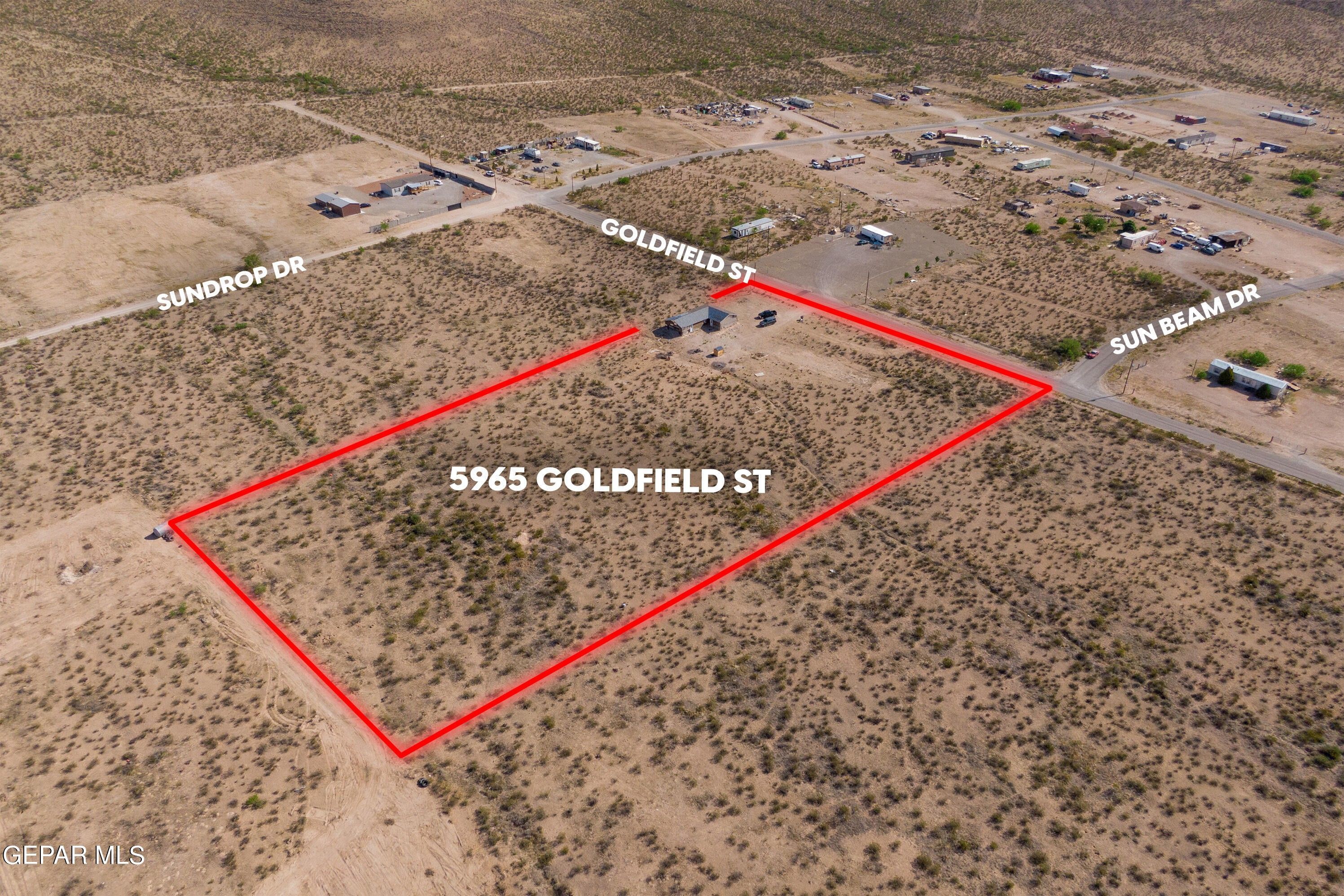 5.26 Acres, 5965 Goldfield Street, El Paso, TX 79938 Land and Farm