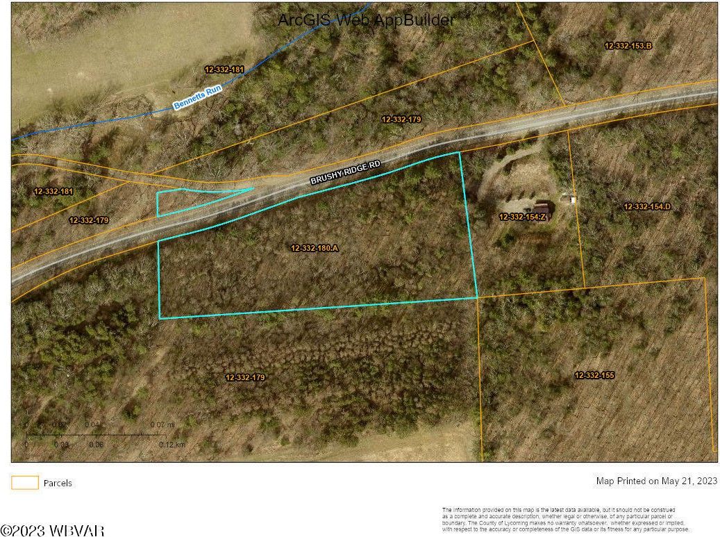 5 Acres, Brushy Ridge ROAD, Montoursville, PA 17754 Land and Farm