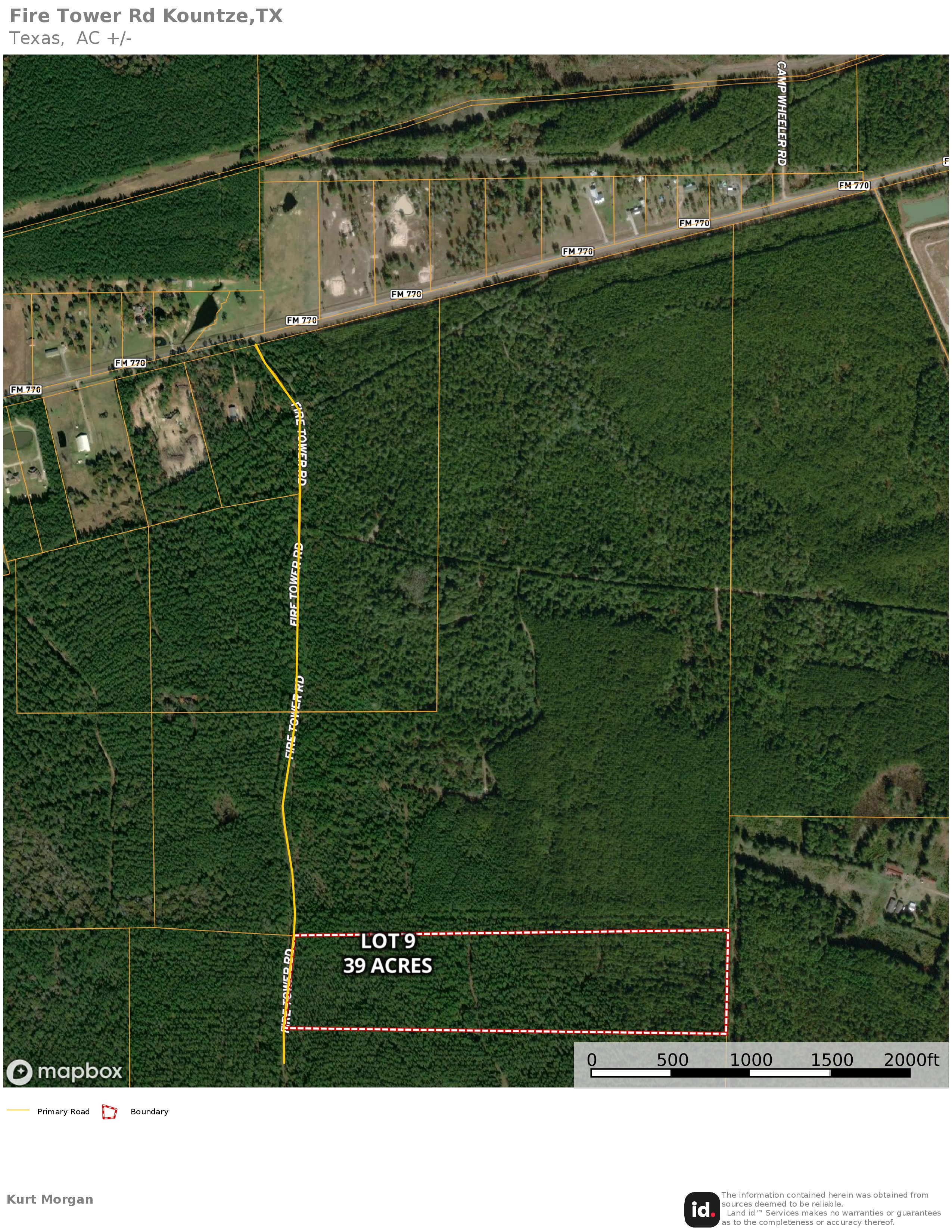 39 Acres, 39 acres on Farm to Market Road 770, Kountze, TX 77625 Land