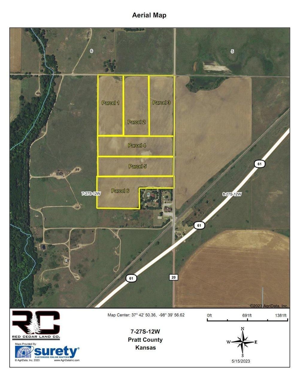 12.28 Acres, NE 50th Street, Pratt, KS 67124 Land and Farm