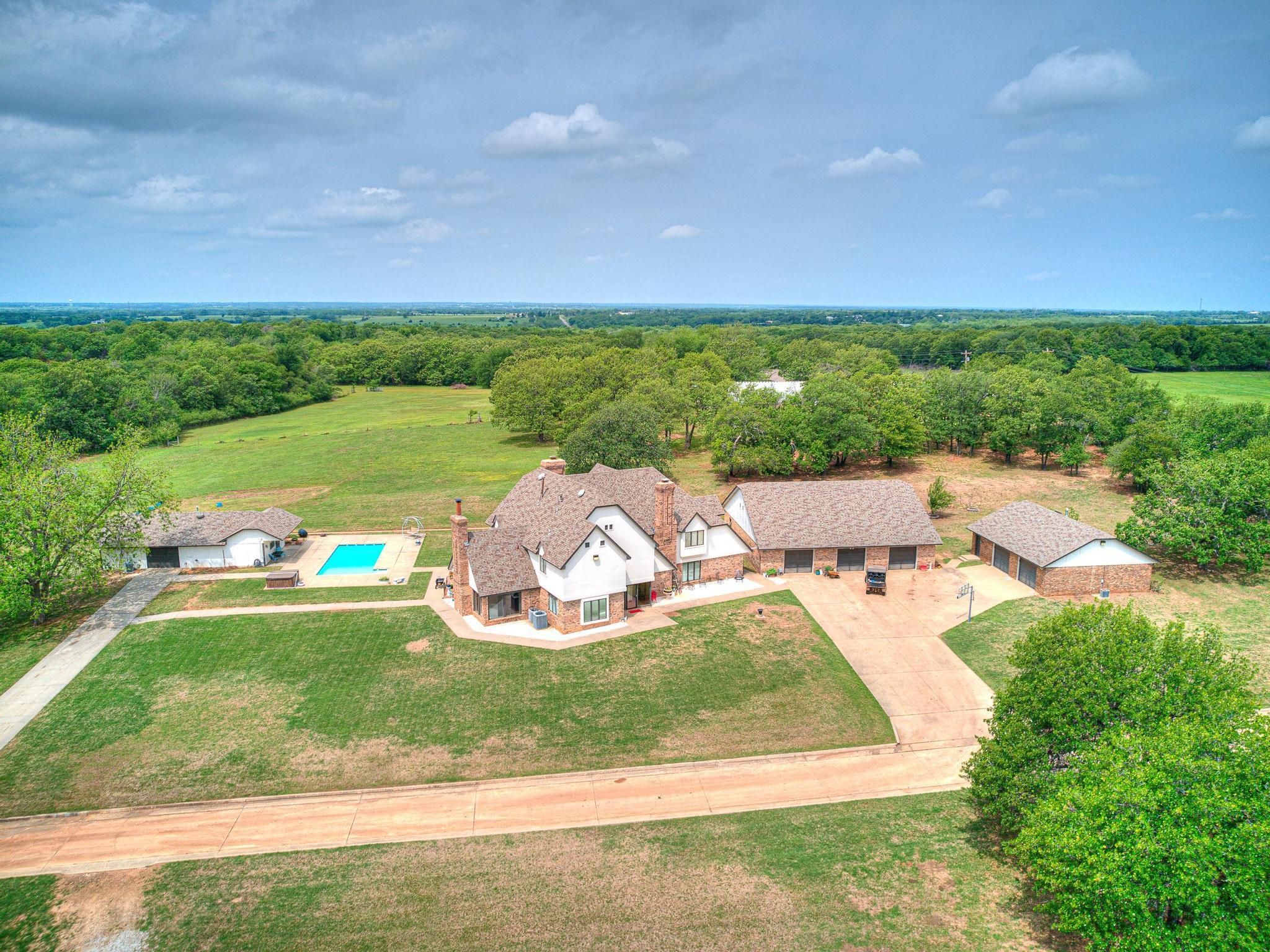 37 Acres, 44805 Hazel Dell Road, Meeker, OK 74855 Land and Farm