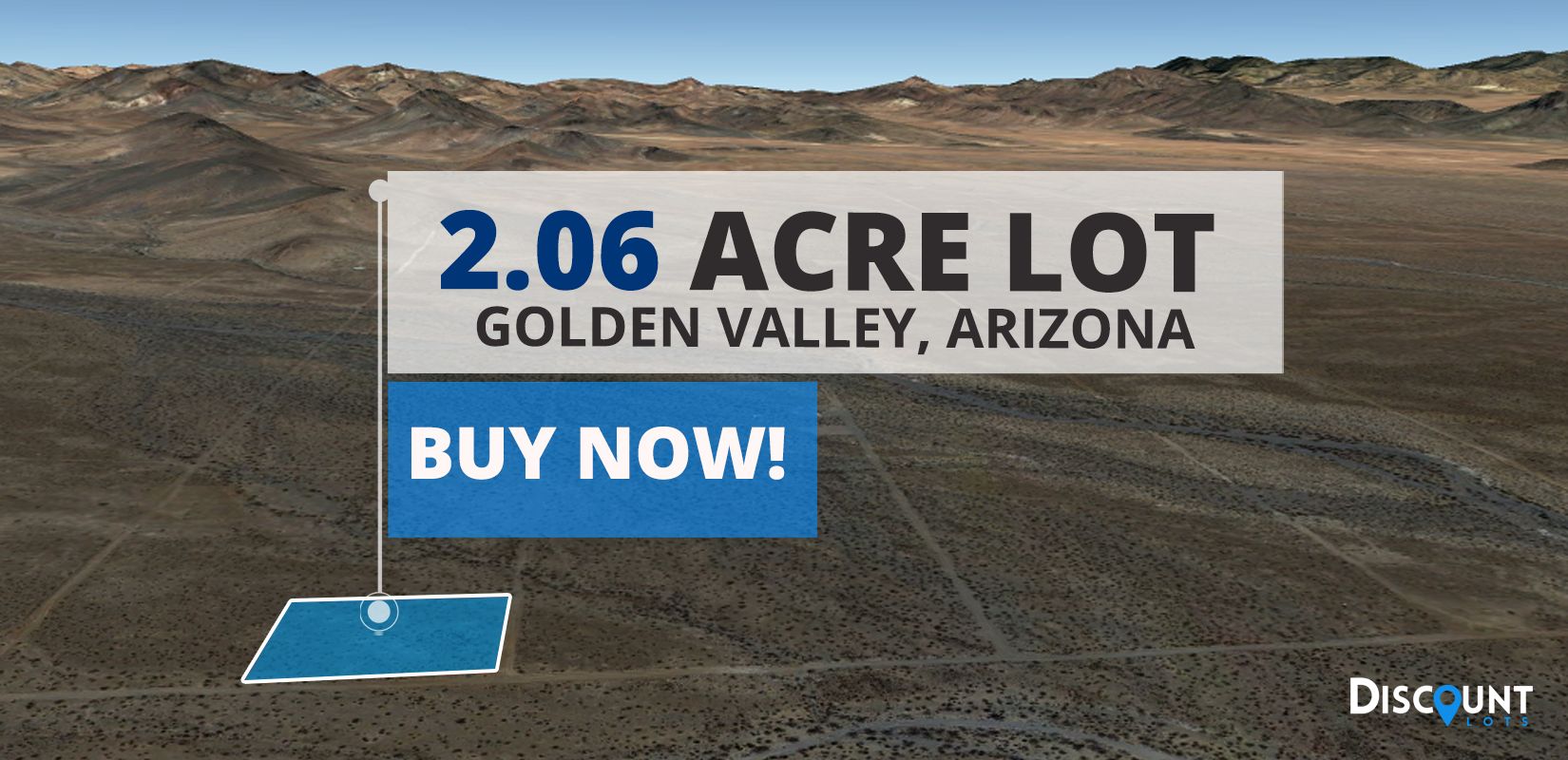 2.06 Acres, Golden Valley, AZ 86413 Land and Farm
