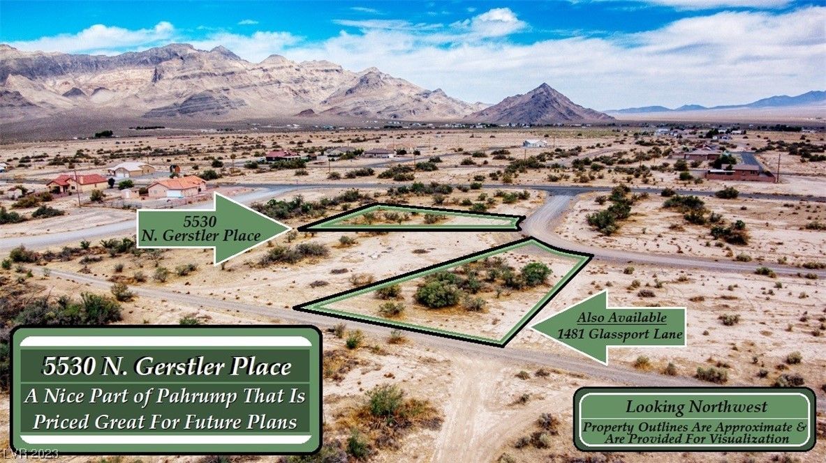 0.22 Acres, 5530 N Gerstler Place, Pahrump, NV 89060 Land and Farm