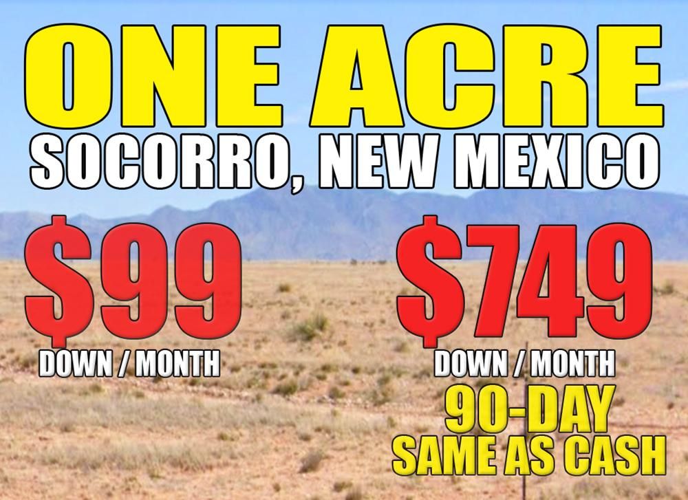 1 Acres, Socorro, NM 87801 Land and Farm