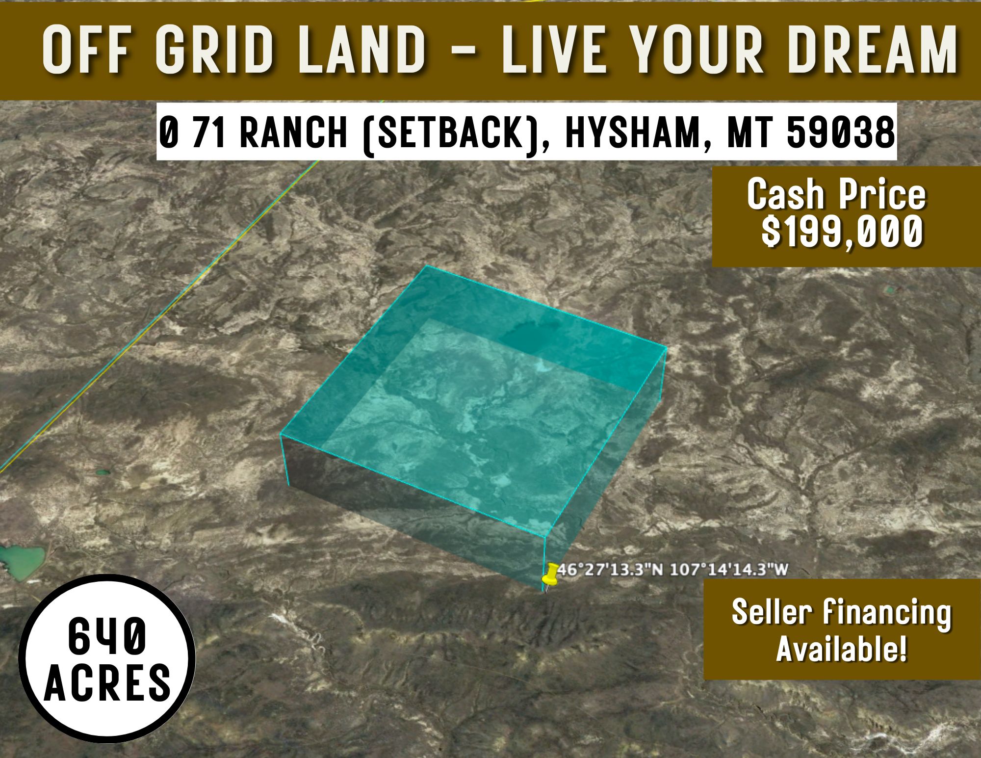 0 71 Ranch (SETBACK), Hysham, MT 59038 Land and Farm