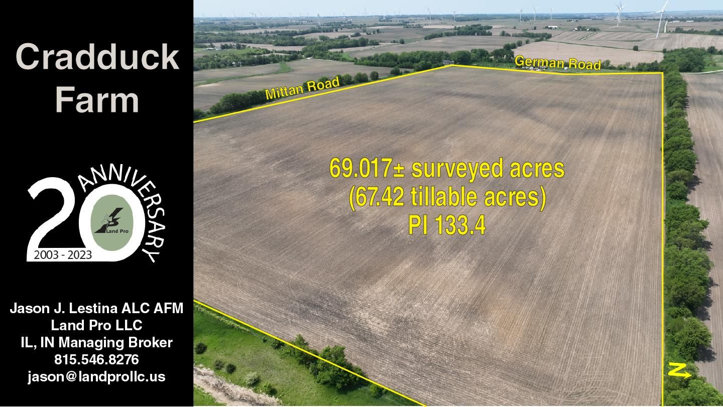 69.02 Acres, Paw Paw, IL 61353 Land and Farm