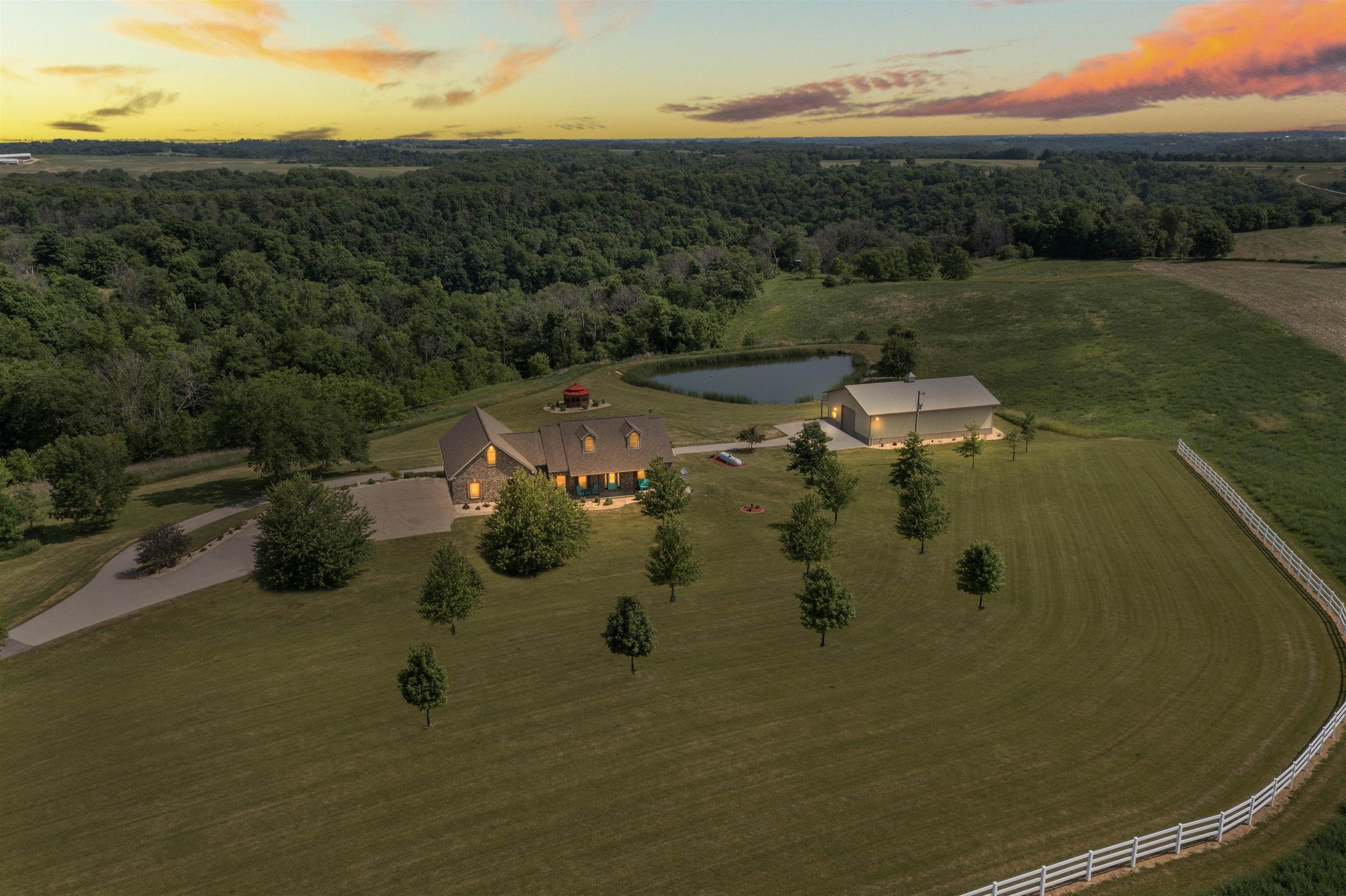 92.44 Acres, 5069 Schaefer, Potosi, WI 53820 Land and Farm