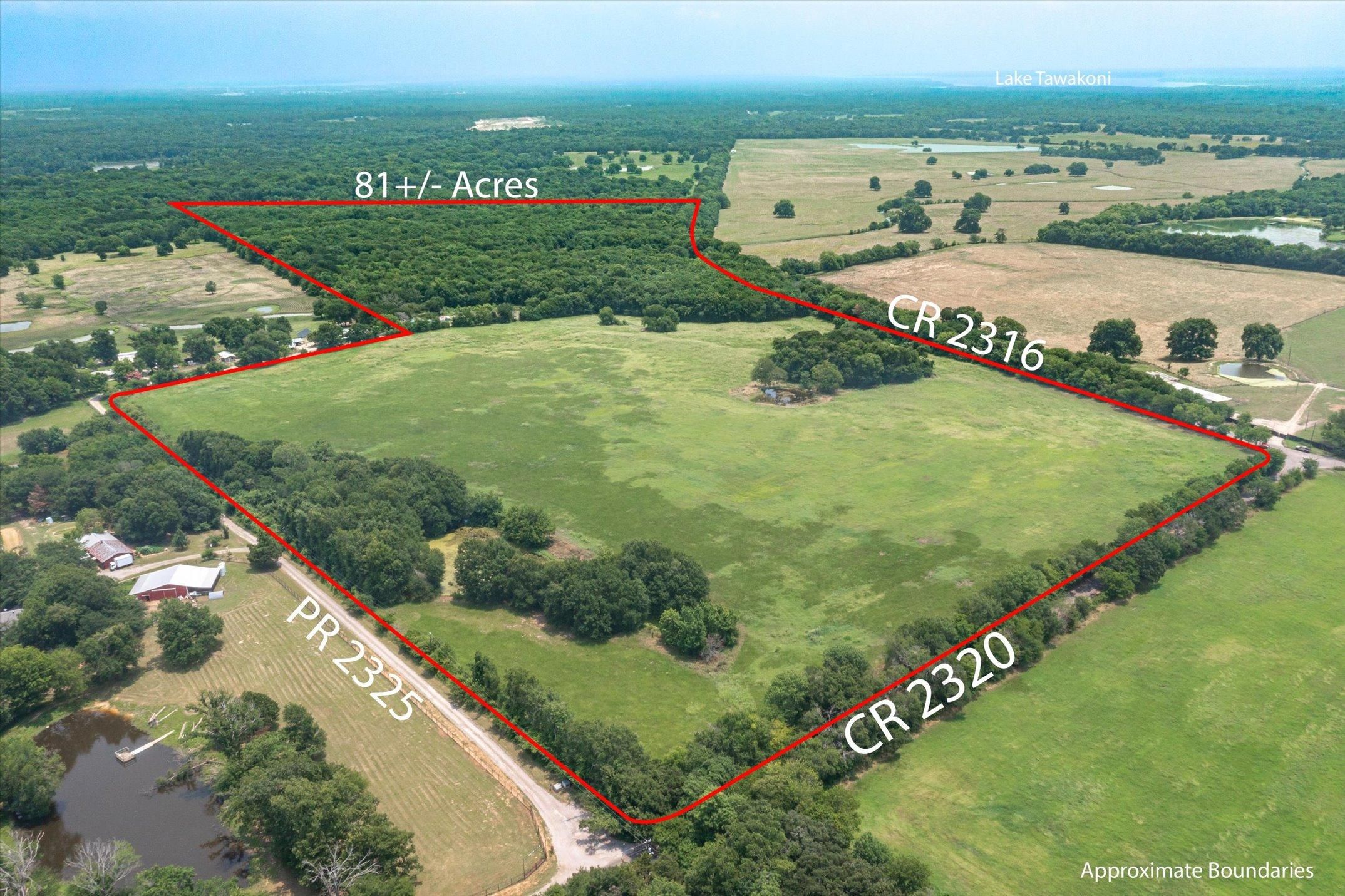 81.27 Acres, 8968 County Road 2325, Terrell, TX 75160 Land and Farm
