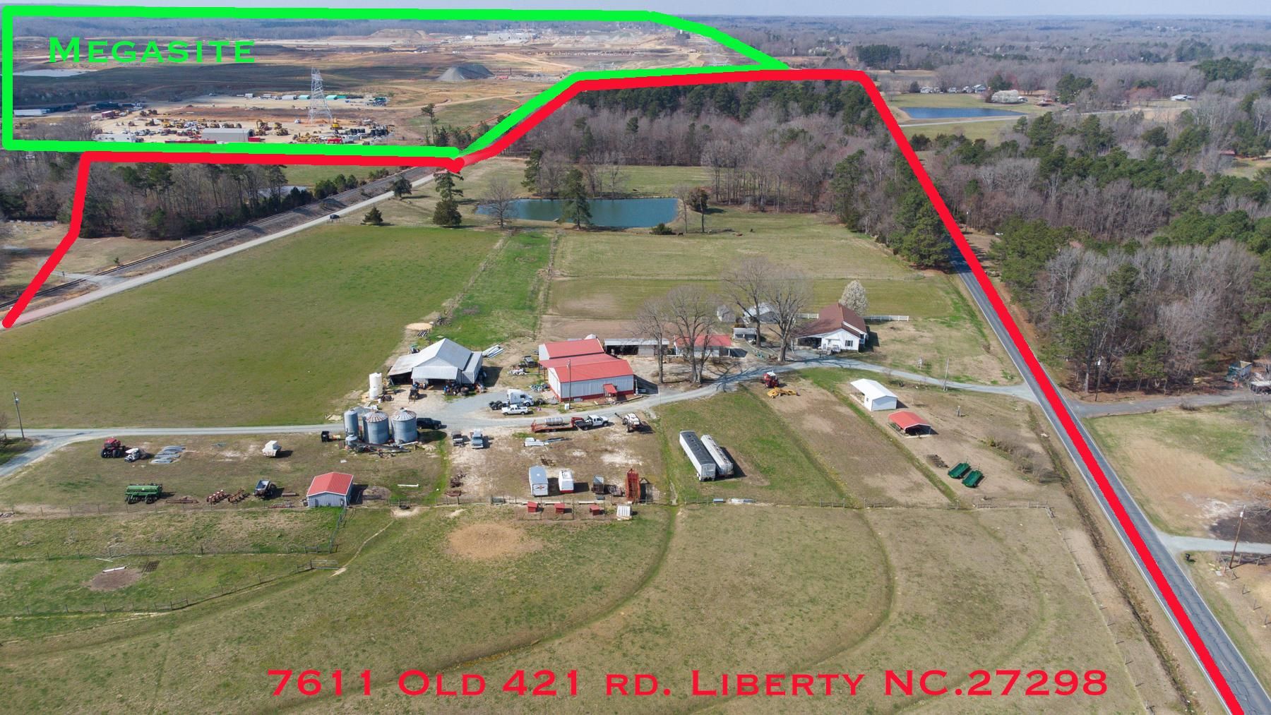 7611 Old 421 Road, Liberty, NC 27298 MLS 1098279 Land and Farm