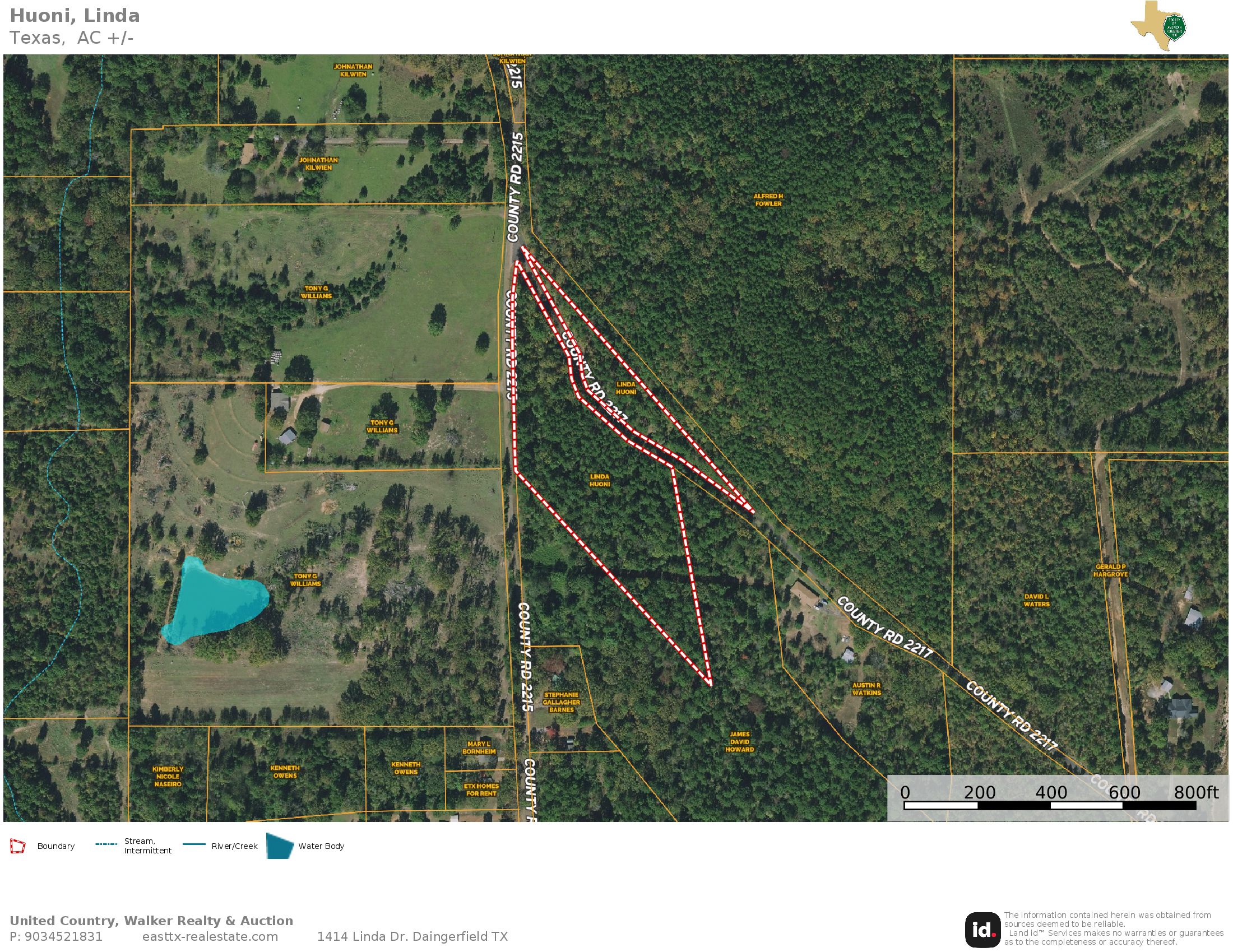 5.3 Acres, County Road 2215, Daingerfield, TX 75638 Land and Farm