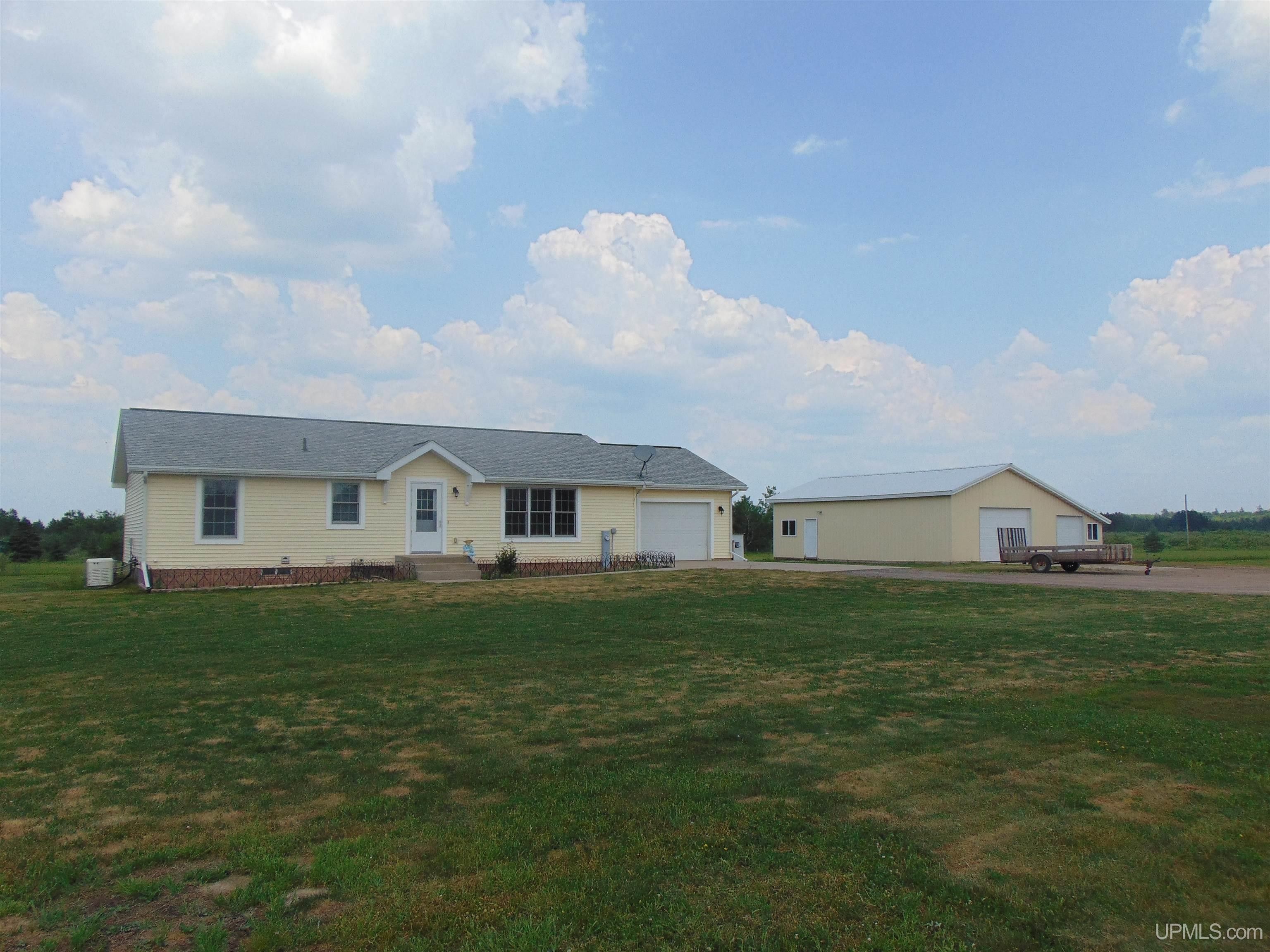 40 Acres, 2928 Golden Glow Rd., Trout Creek, MI 49967 Land and Farm