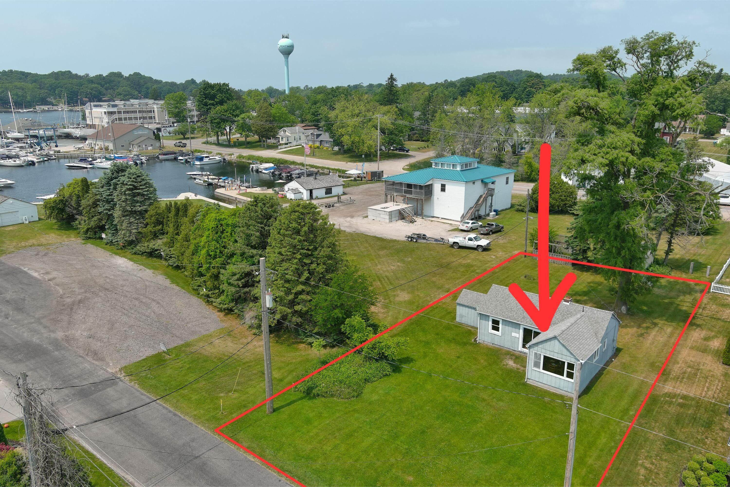 0.2 Acres, 118 E Lake Road, Pentwater, MI 49449 Land and Farm