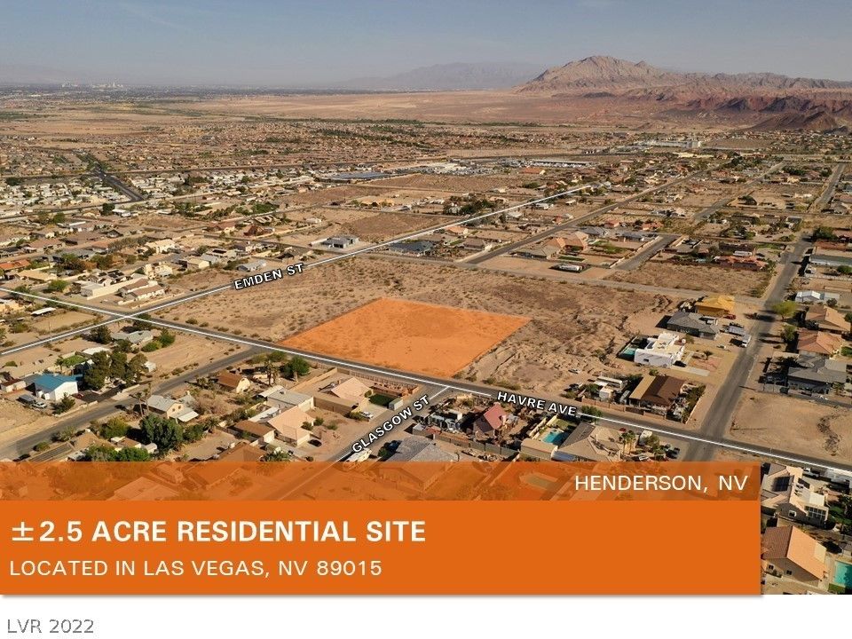 2.5 Acres, Henderson, NV 89015 Land and Farm