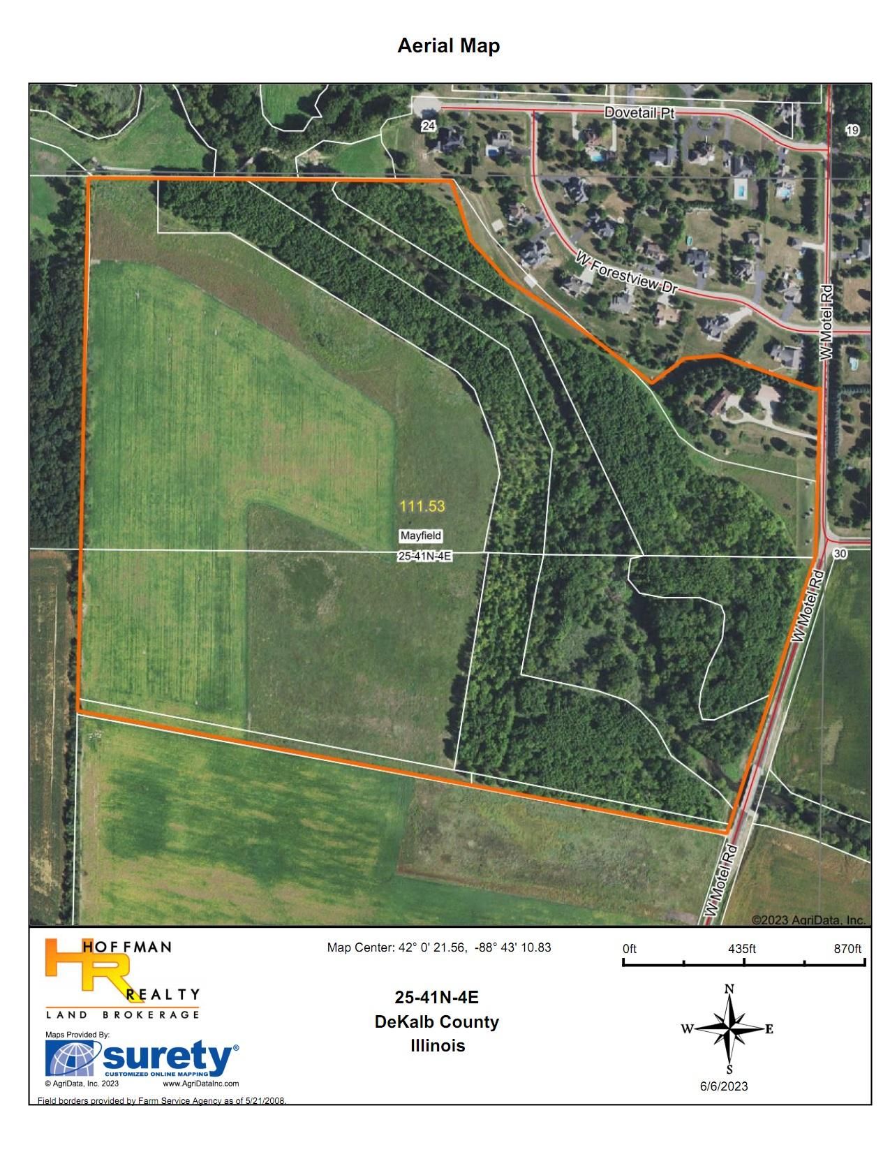 111 Acres, 1523 West Motel Road, Sycamore, IL 60178 Land and Farm