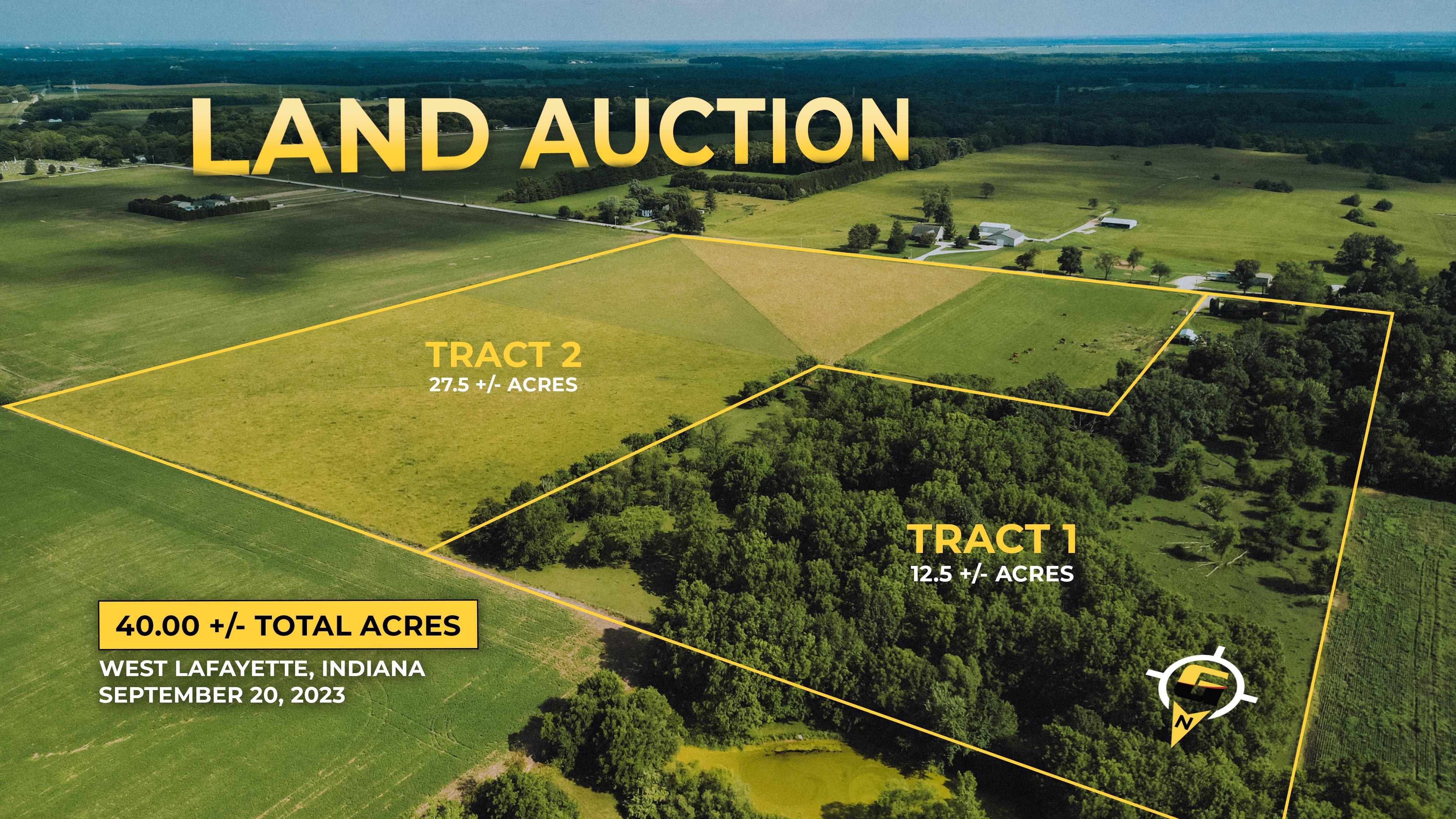 40 Acres, 7112 West 350 North, West Lafayette, IN 47906 Land and Farm