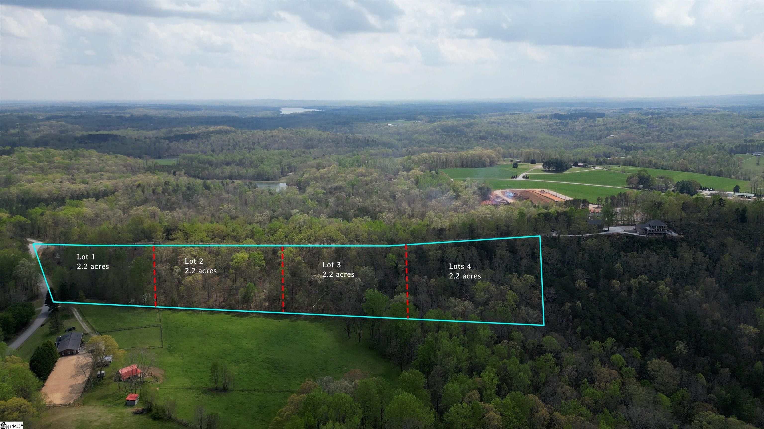 2.2 Acres, Lot3 Packs Mountain Ridge Road, Taylors, SC 29687 Land and