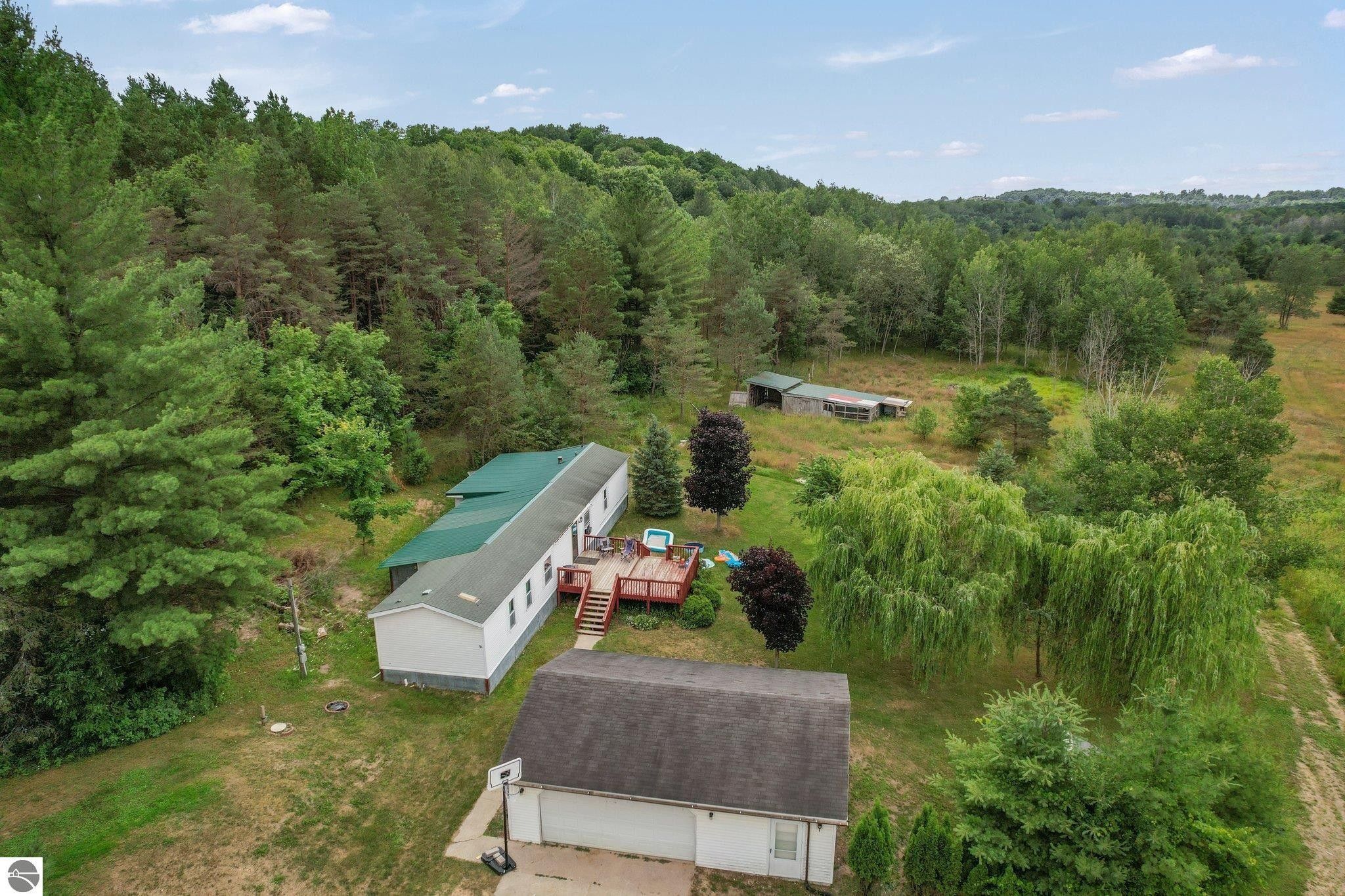 10 Acres, 6835 N 45 1/2 Road, Manton, MI 49663 Land and Farm