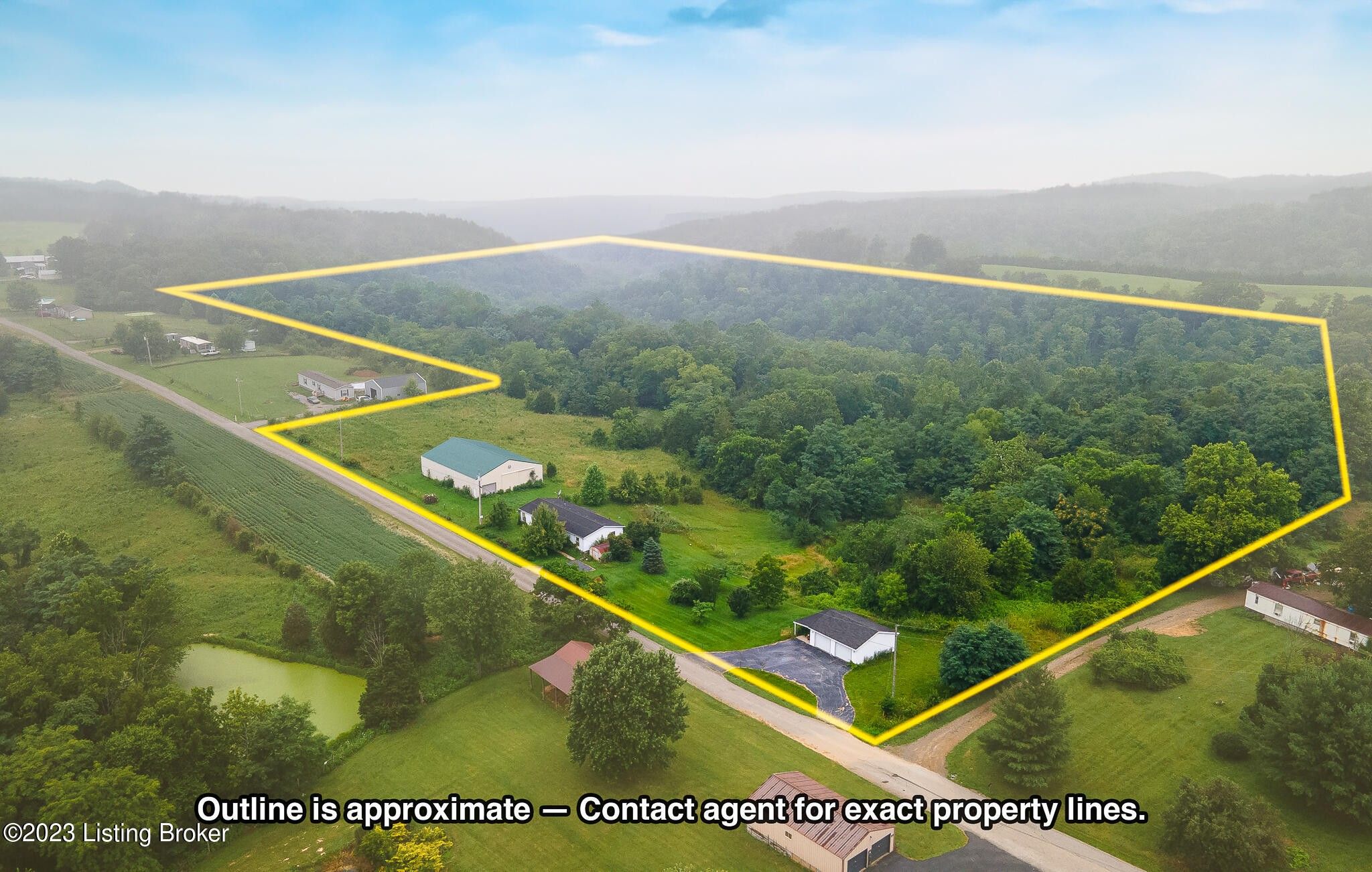 18.71 Acres, 3670 New Hope Rd, Bedford, KY 40006 Land and Farm