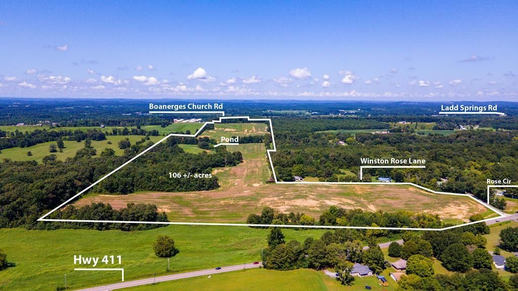 106.74 Acres, 106.74 Acr Highway 411, Old Fort, TN 37362 Land and Farm