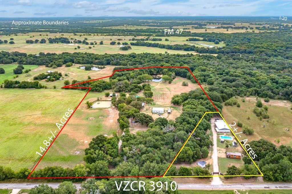 16.94 Acres, 1327 VZ County Road 3910, Wills Point, TX 75169 Land and