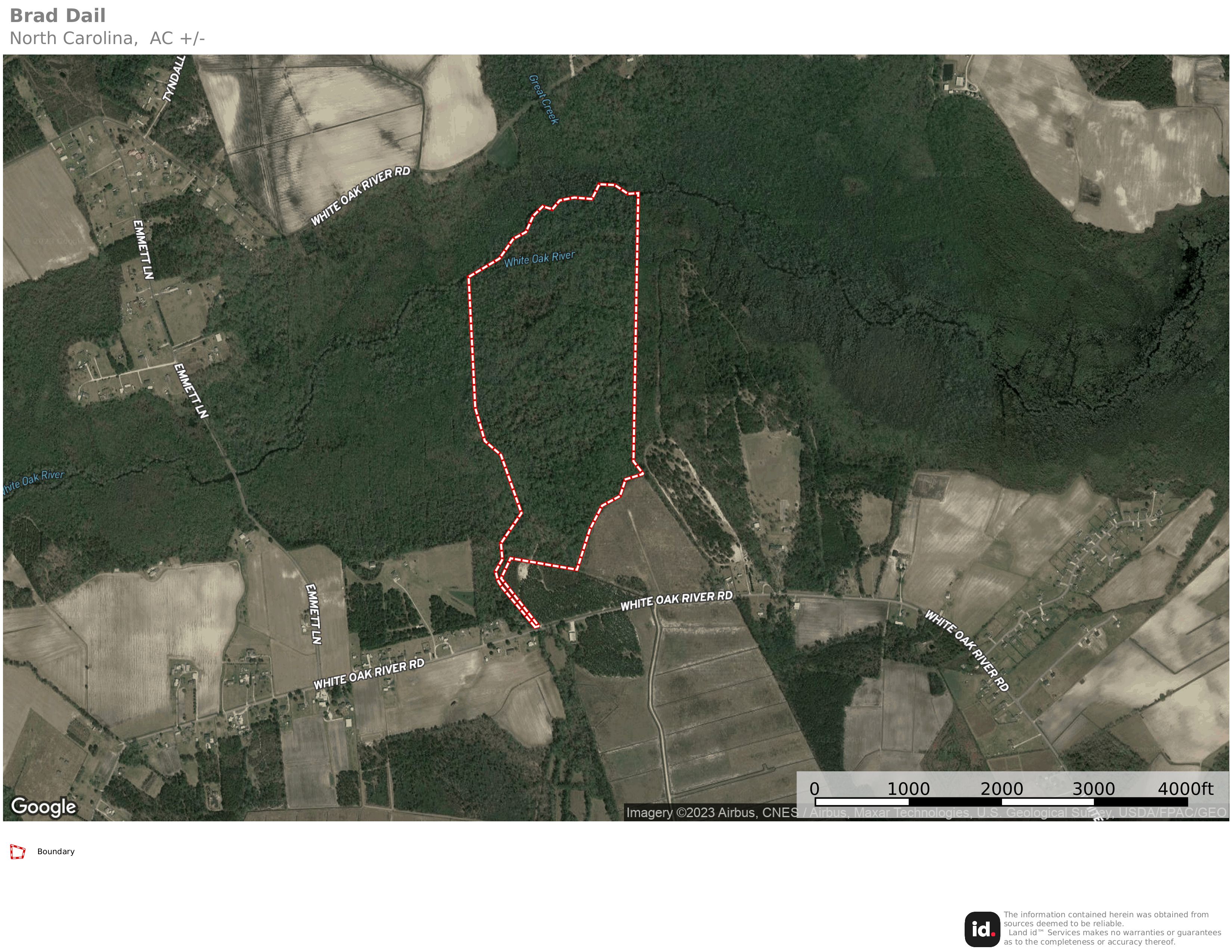 130 Acres, White Oak River Rd, Maysville, NC 28555 Land and Farm