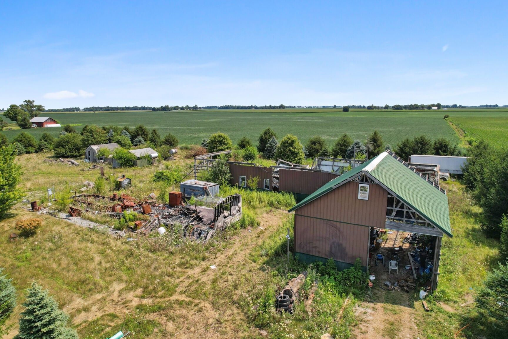 2.06 Acres, 3619 S 975 W, Tipton, IN 46072 Land and Farm