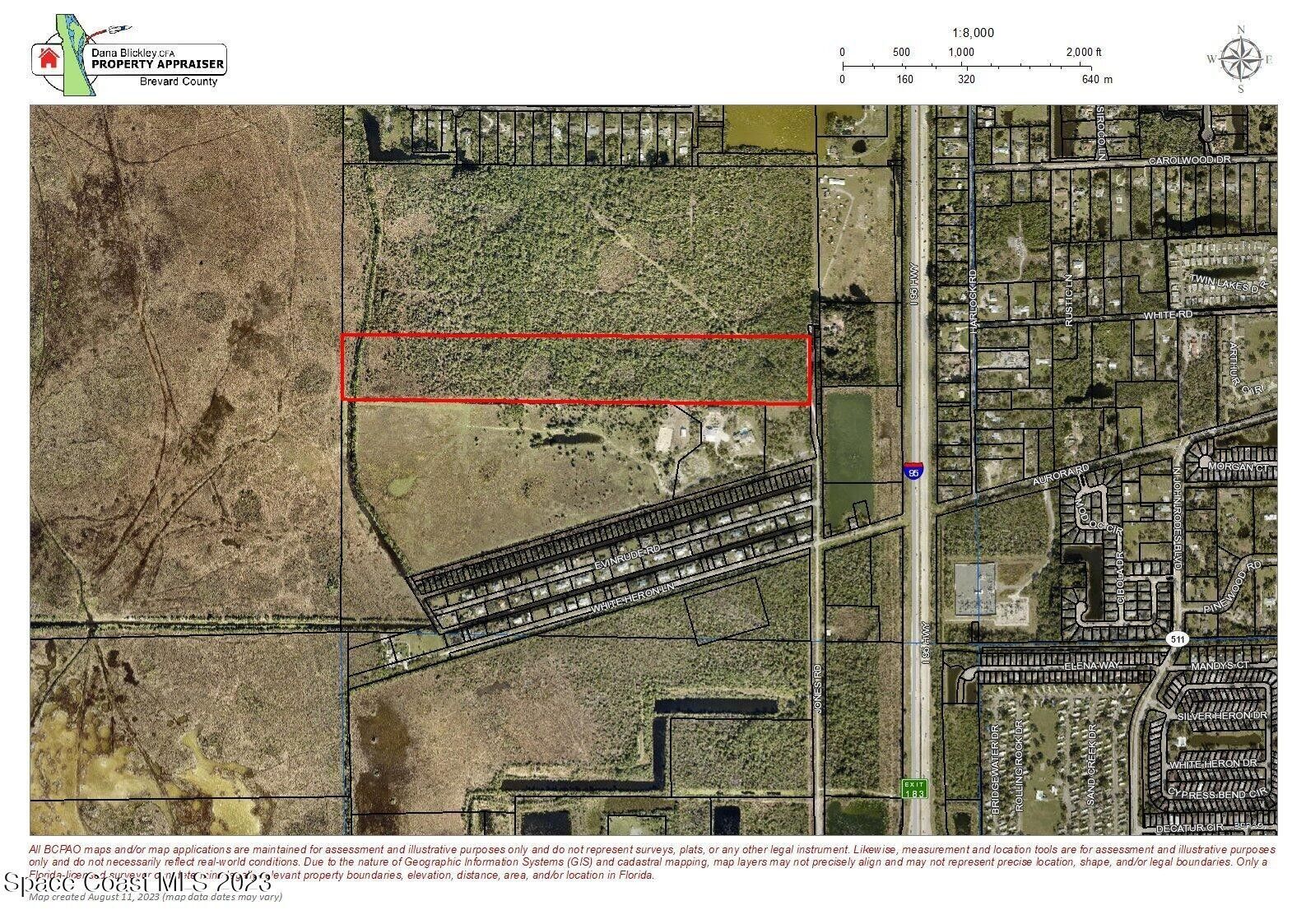 44.35 Acres, 1576 Jones Road, Melbourne, FL 32934 Land and Farm