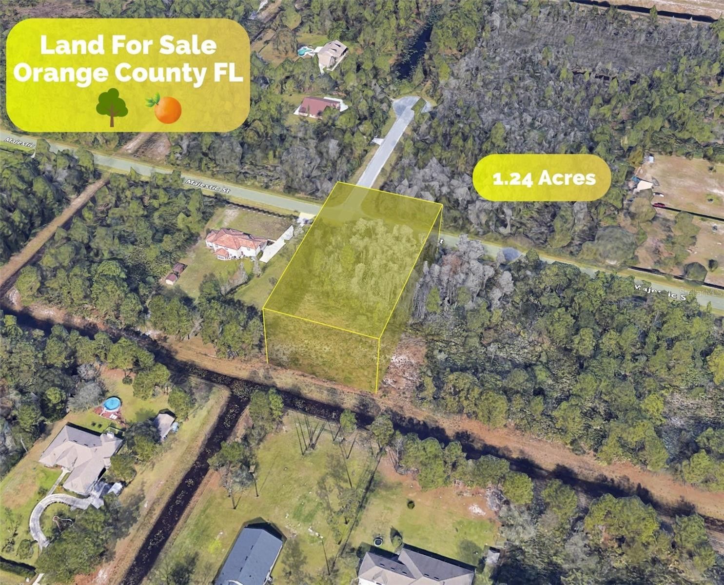 1.24 Acres, MAJESTIC STREET, Orlando, FL 32833 Land and Farm