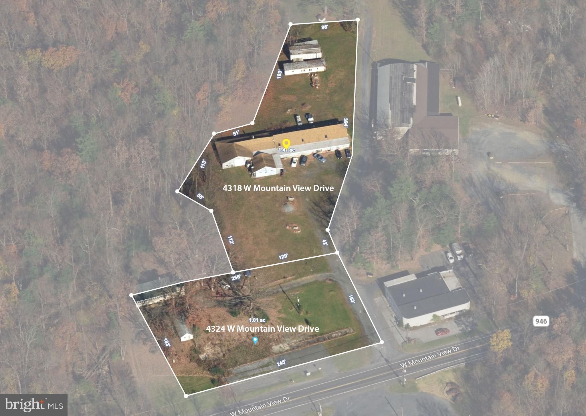 2.88 Acres, 4324 W MOUNTAIN VIEW DRIVE, Walnutport, PA 18088 Land and