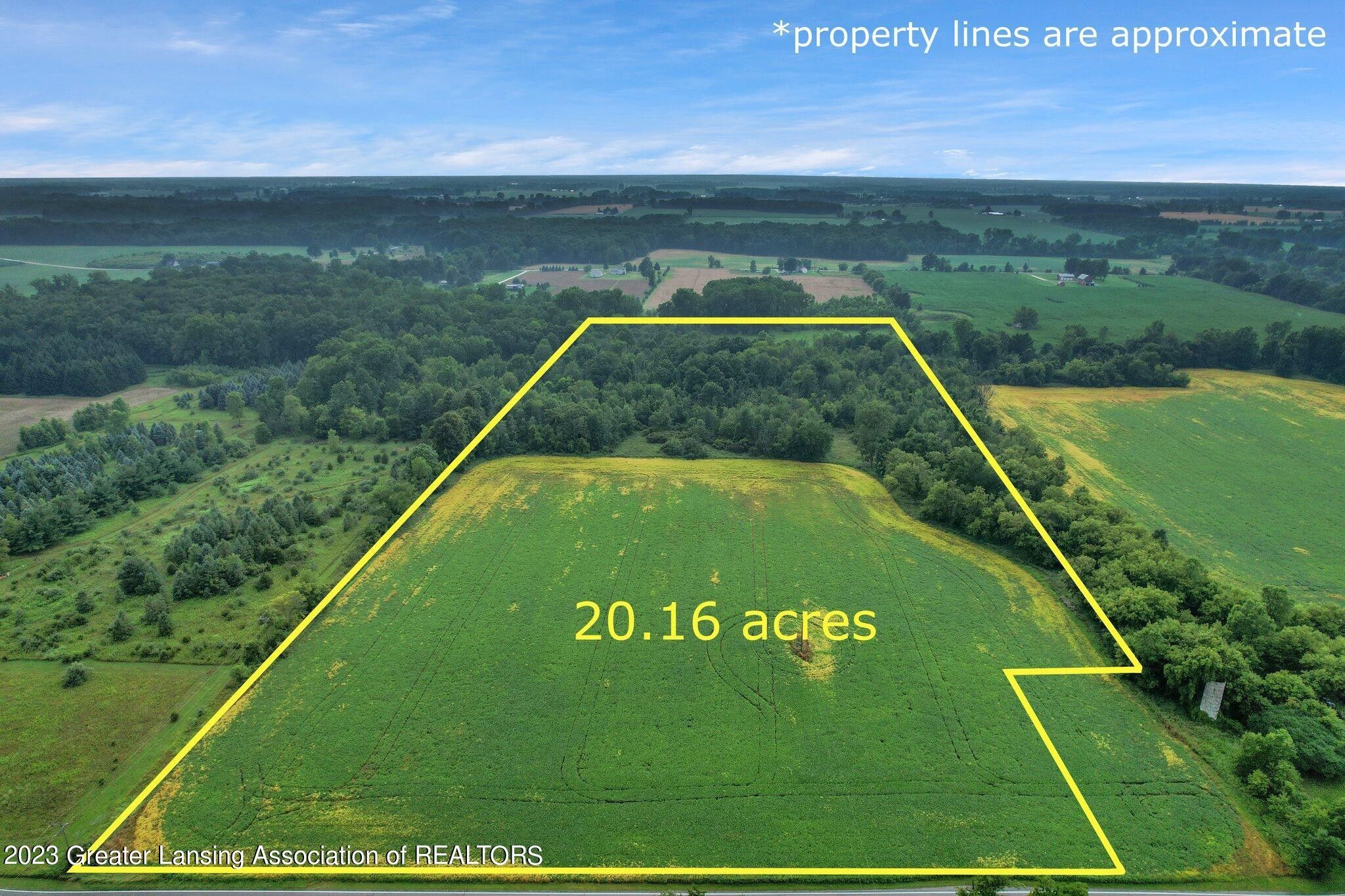 20.16 Acres, V/L Morrice Road, Perry, MI 48872 Land and Farm