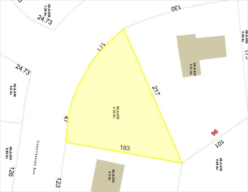 0.52 Acres, Lot 55 Constitution Avenue, Hampden, ME 04444 Land and Farm