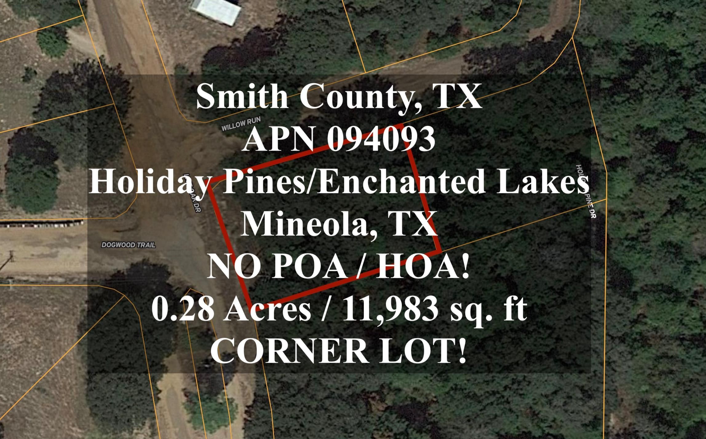 Willow Run, Mineola, TX 75773 Land and Farm