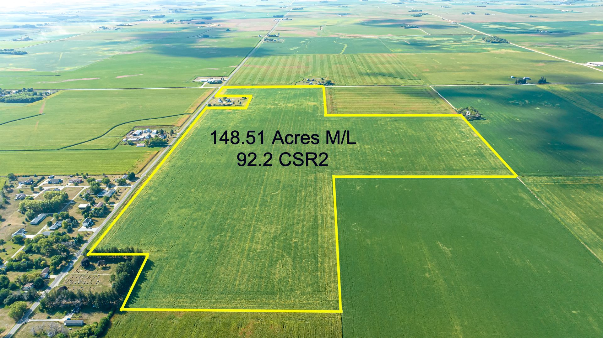 148 Acres, Parkersburg, IA 50665 Land and Farm