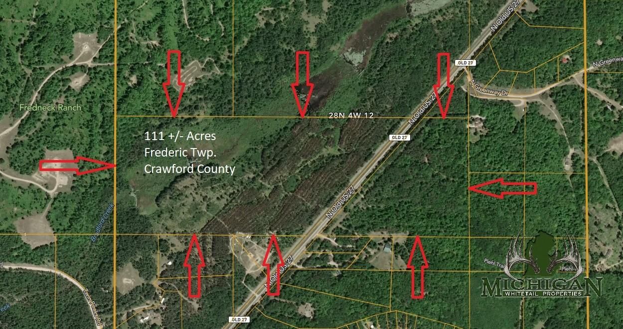 111 Acres, 10311 North Old 27, Frederic, MI 49733 Land and Farm